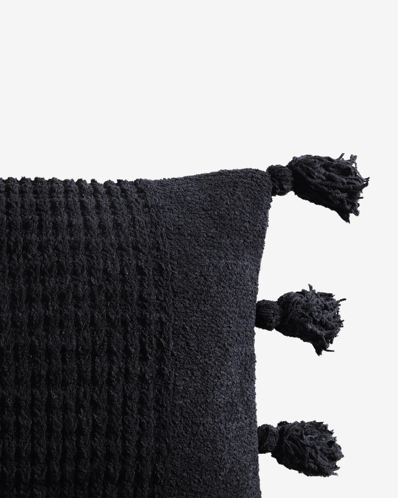 Braided Pom Pom Lumbar Pillow - Image 20
