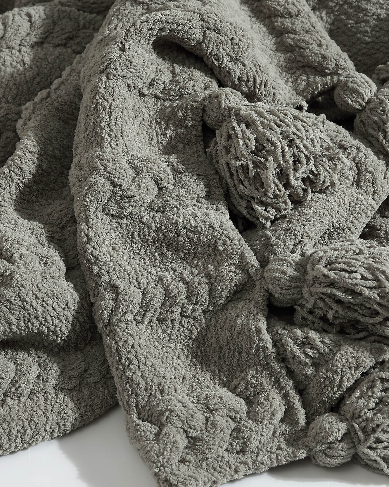 Braided Pom Pom Throw - Image 10
