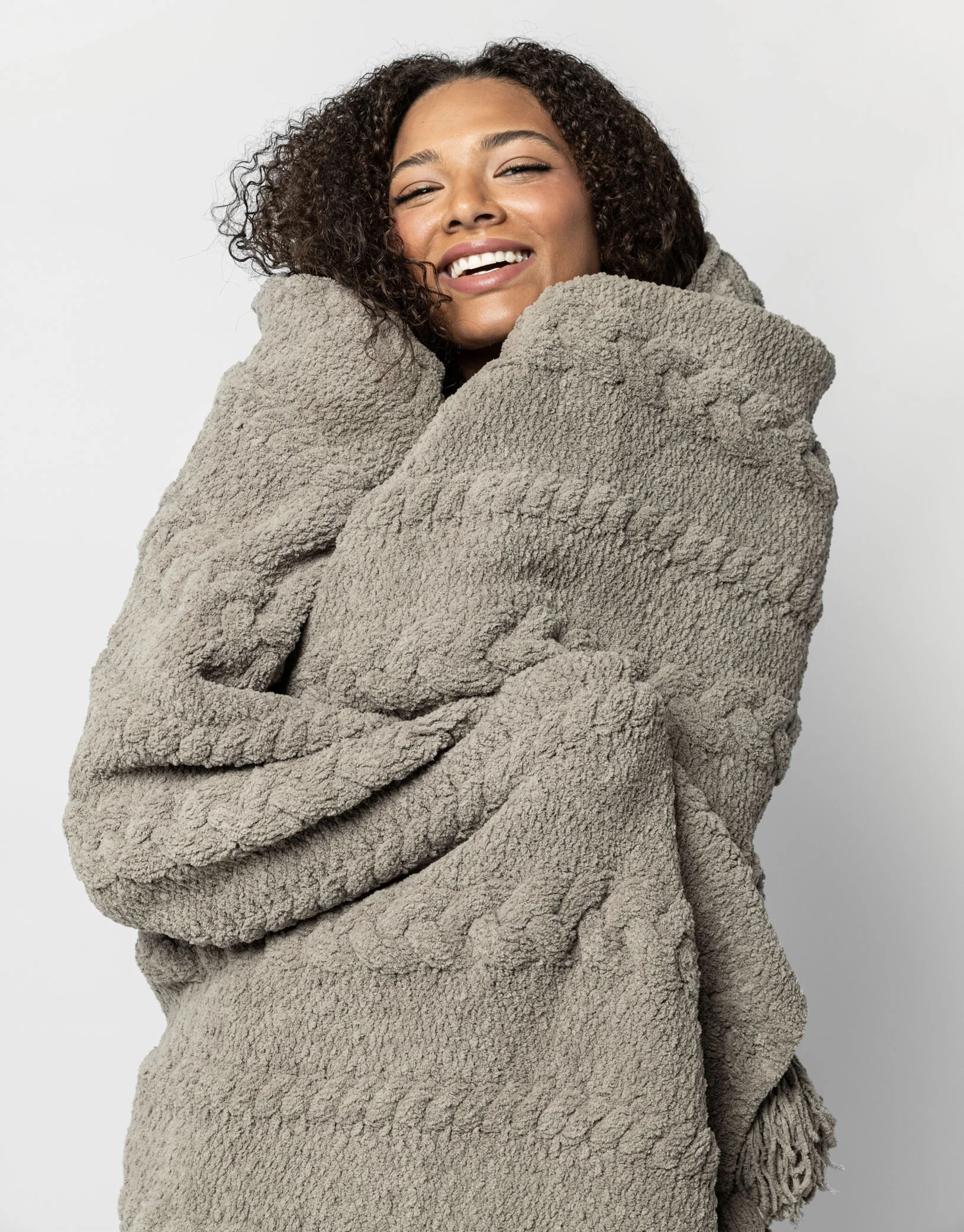 Braided Pom Pom Throw - Image 12