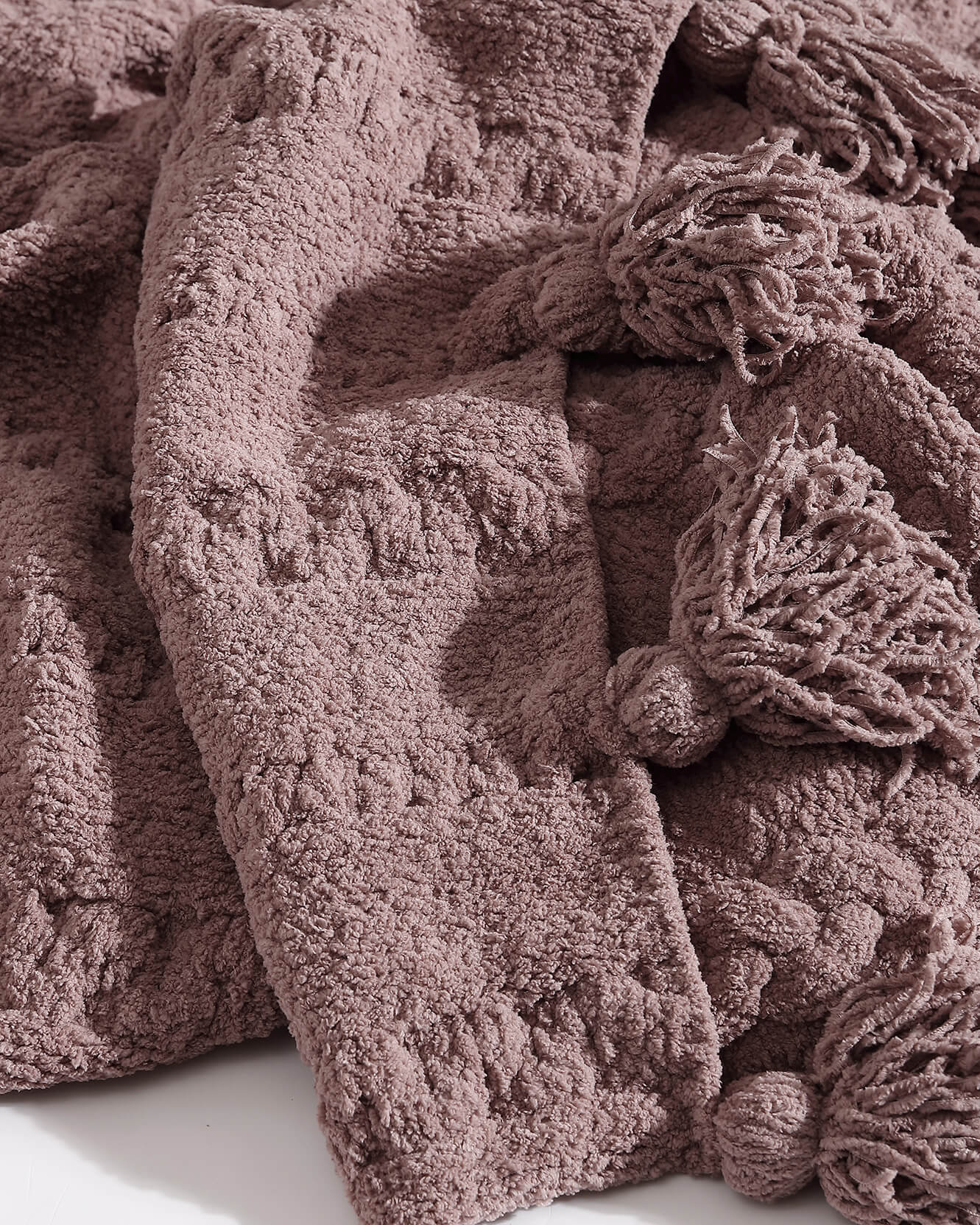 Braided Pom Pom Throw - Image 14