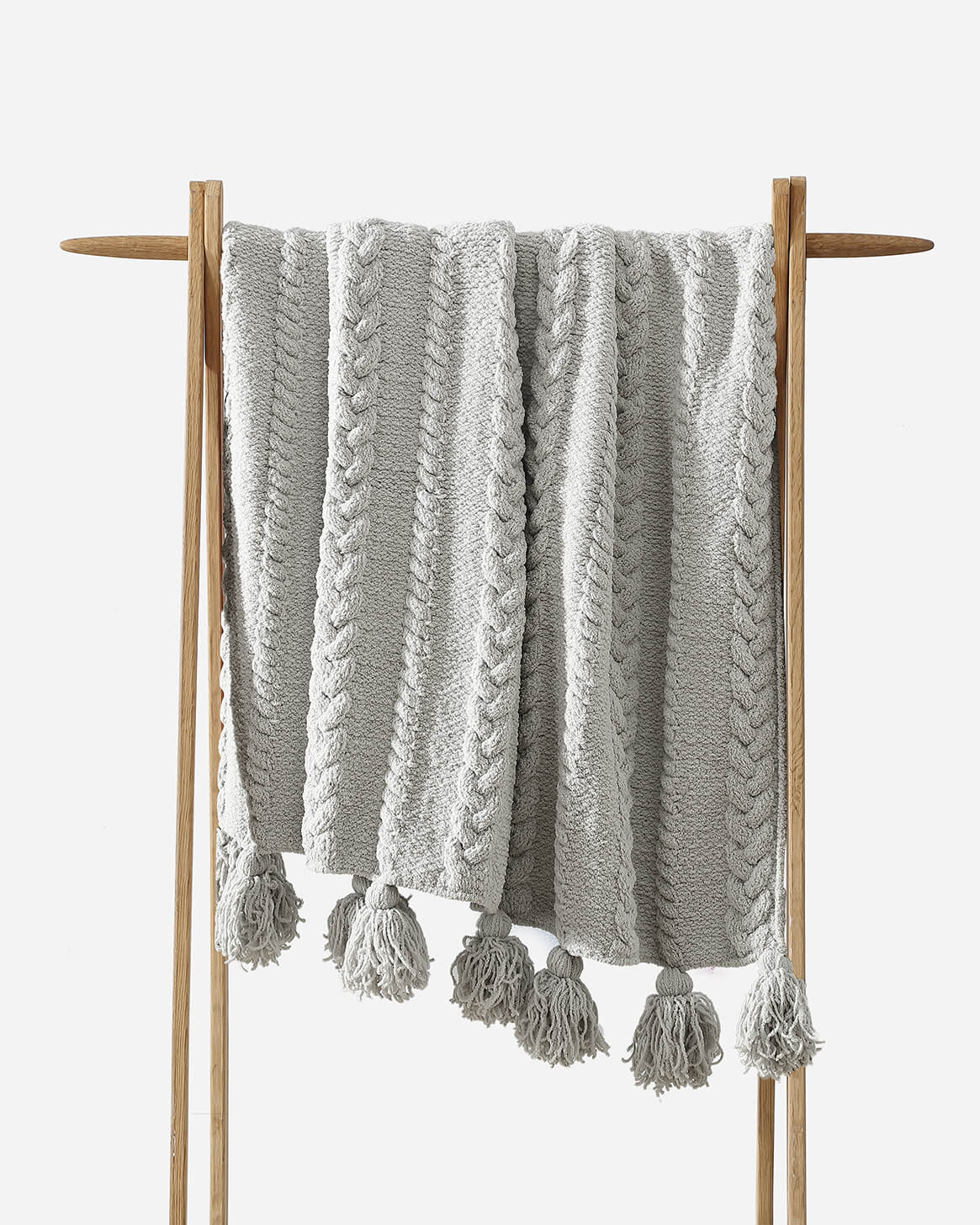 Braided Pom Pom Throw - Image 16