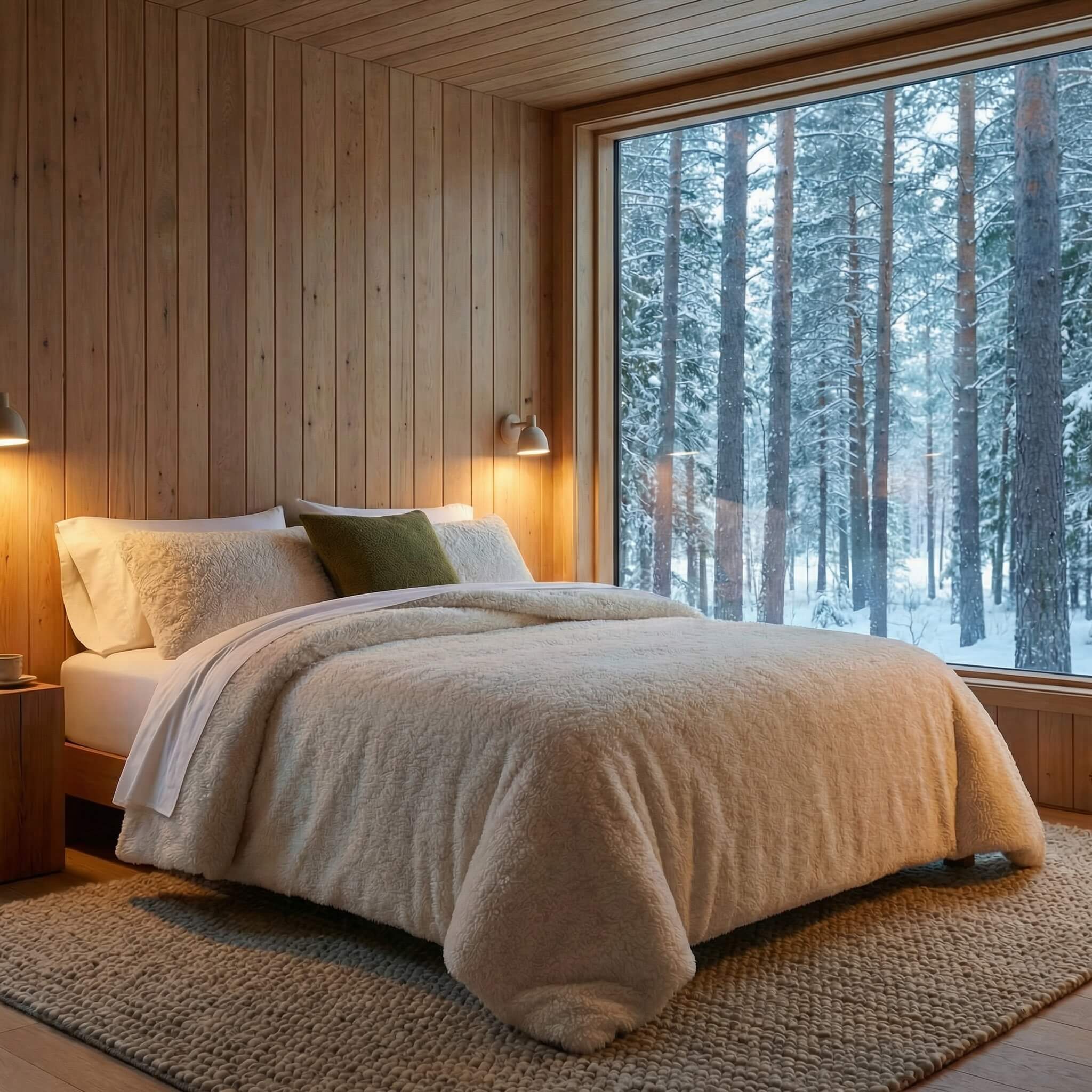 Breathable Faux Fur Comforter - Image 12