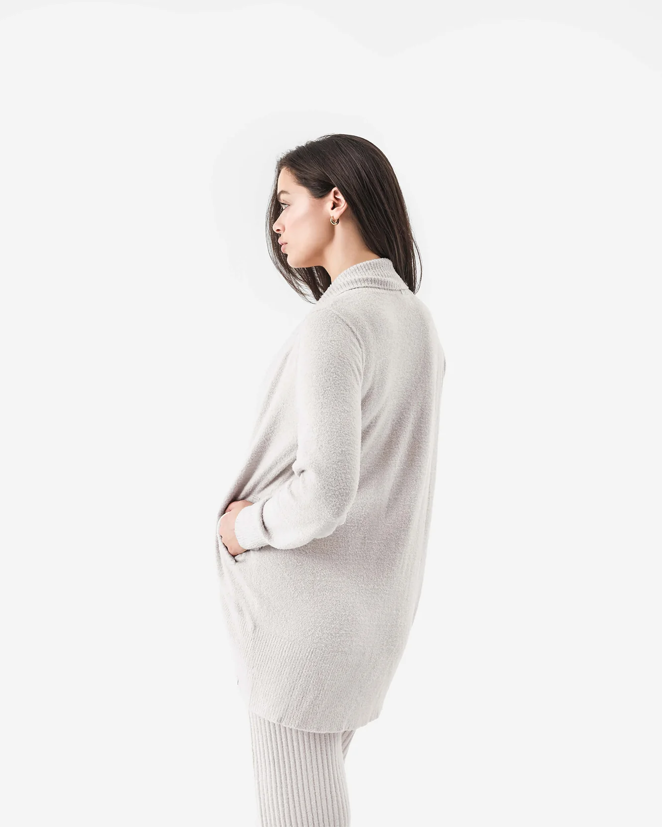 Cloud Cool Relaxed Open Front Cardigan - Image 3