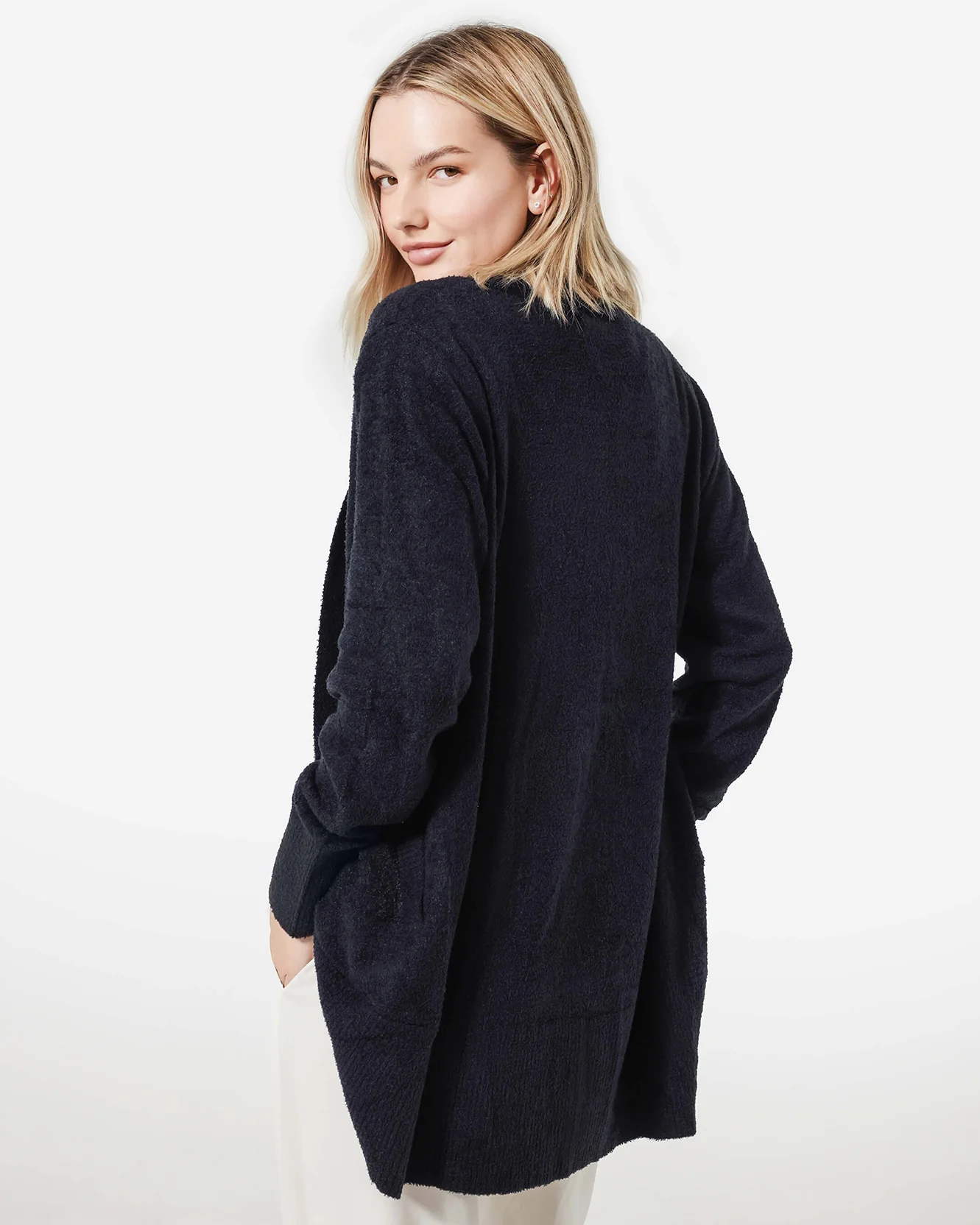 Cloud Cool Relaxed Open Front Cardigan - Image 8