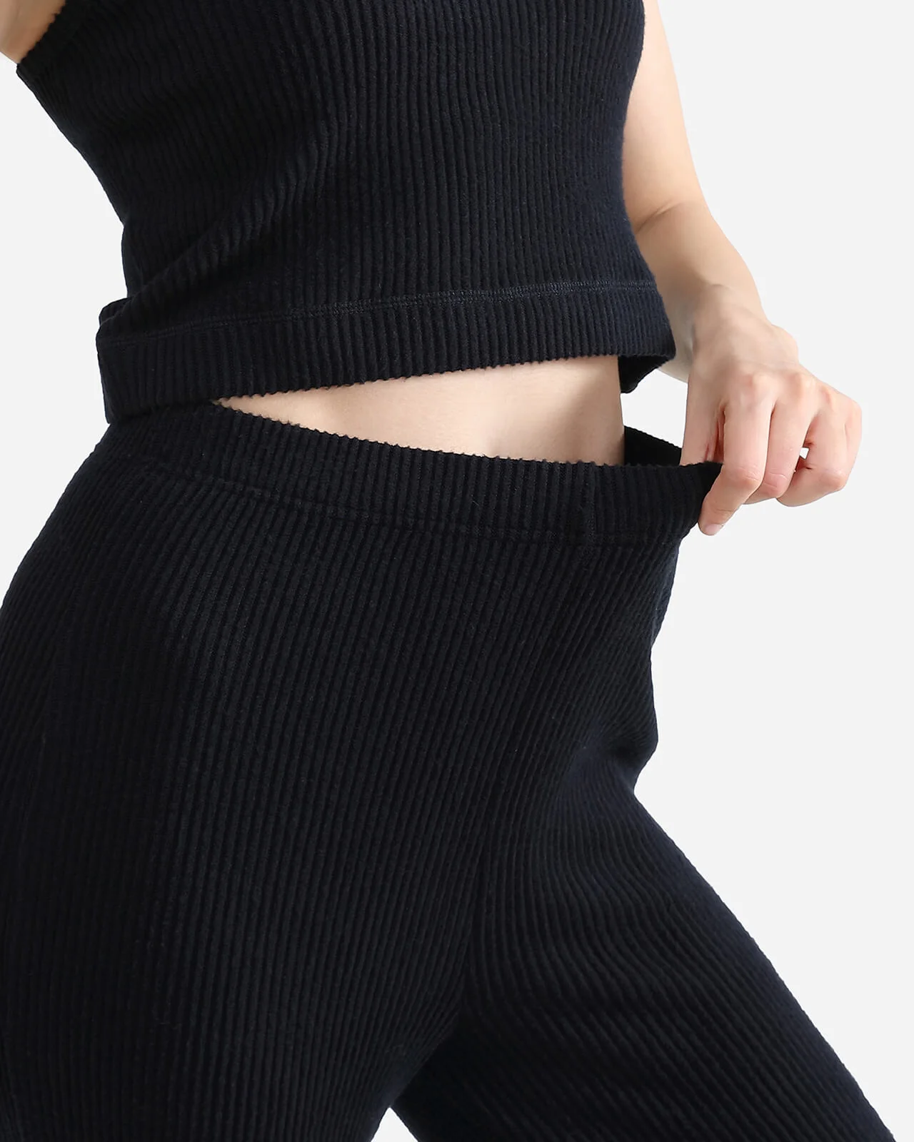Cloud Knit Wide Leg Pants