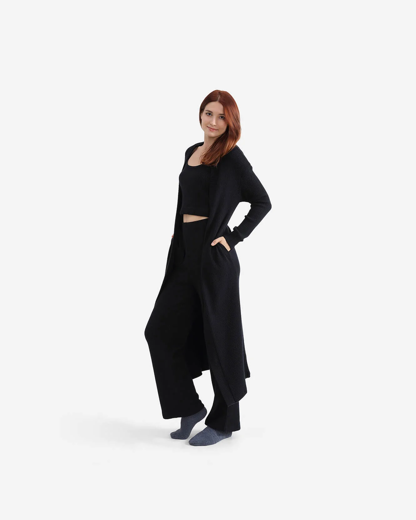 Cloud Knit Long Cardigan - Image 3