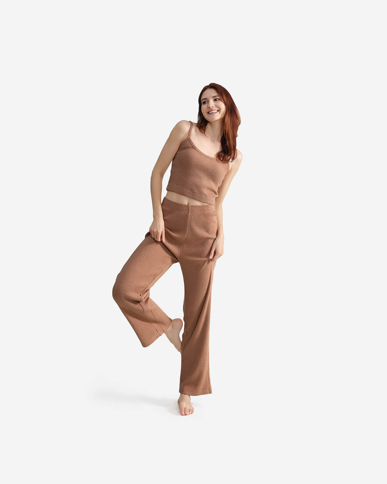 Cloud Knit Wide Leg Pants - Image 4