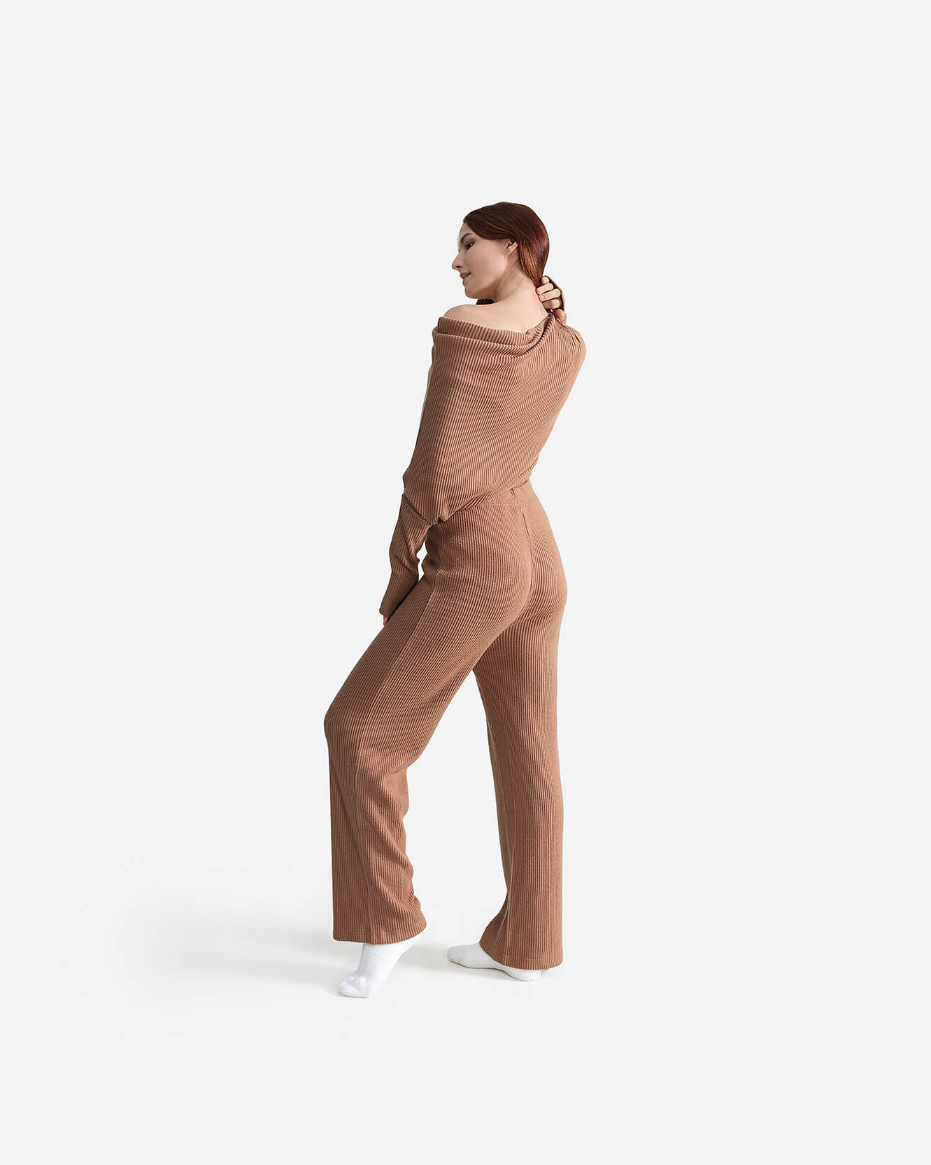 Cloud Knit Wide Leg Pants - Image 6