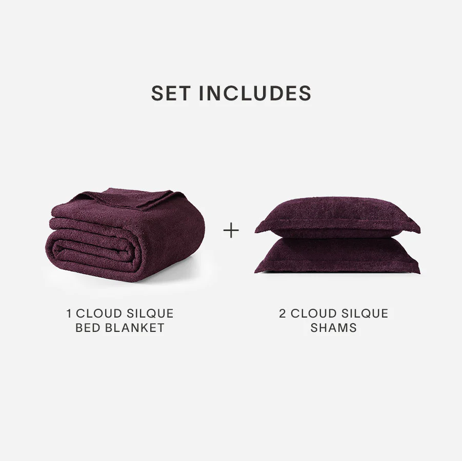 Cloud Silque Bed Blanket Bundle - Image 3