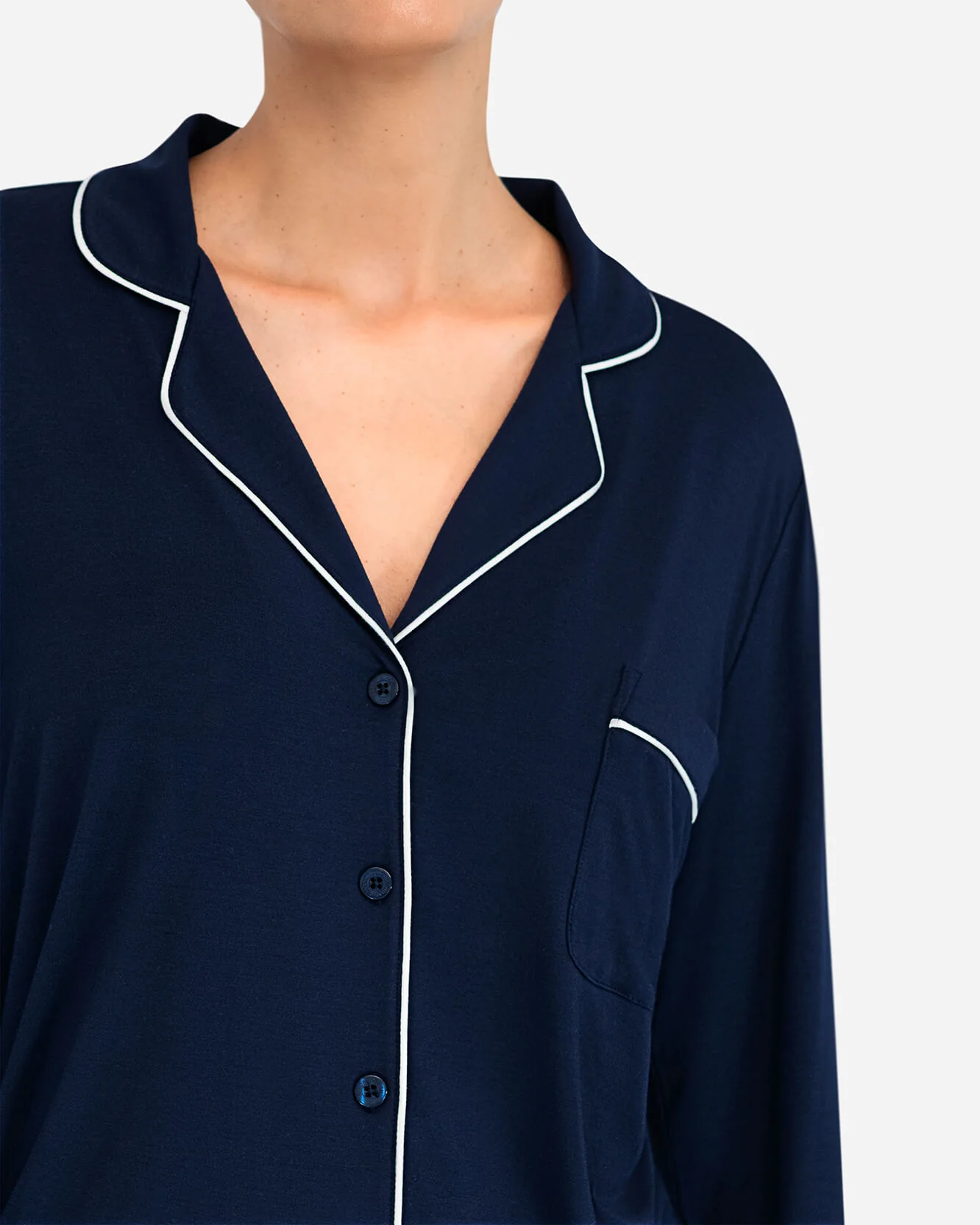Cooling Modal Long Pajama Set - Image 10