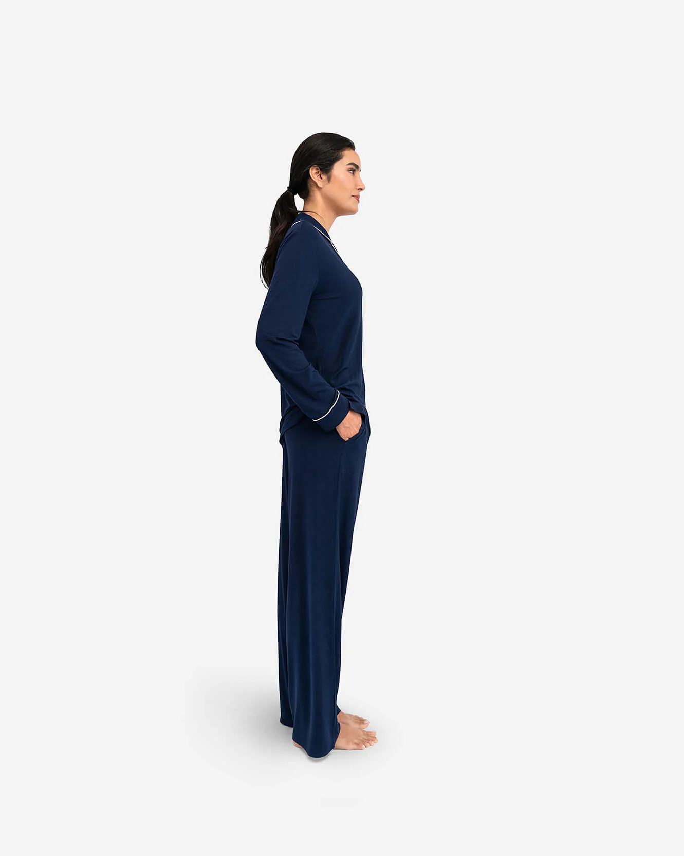 Cooling Modal Long Pajama Set - Image 11