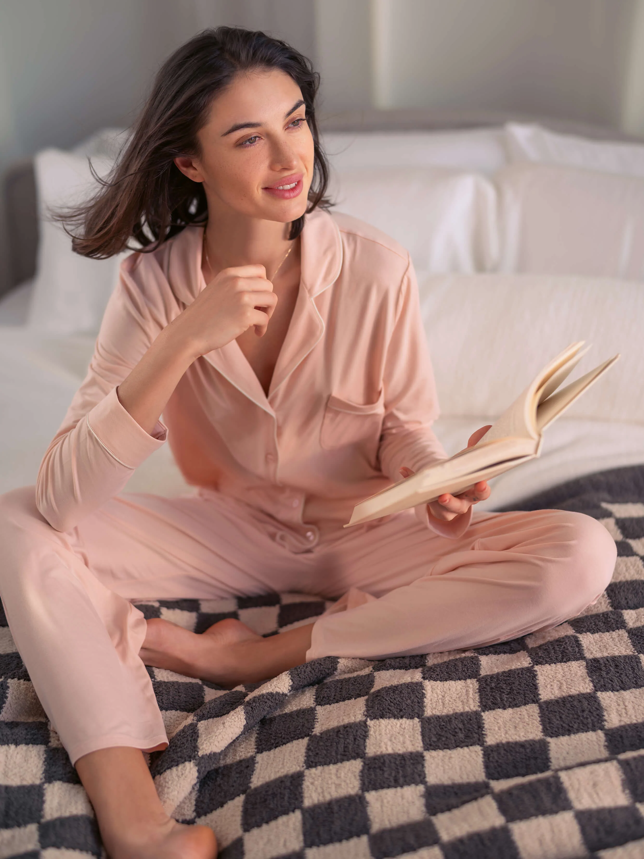 Cooling Modal Long Pajama Set - Image 2
