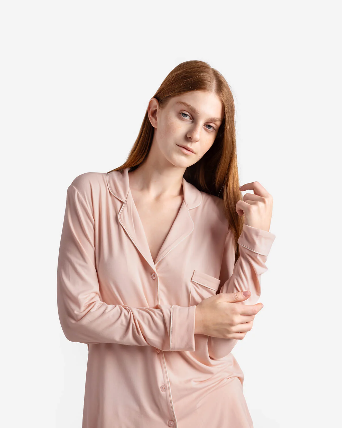 Cooling Modal Long Pajama Set - Image 7