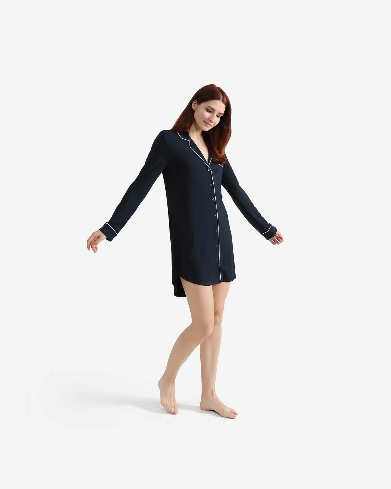 Cooling Modal Sleep Shirt - Image 6
