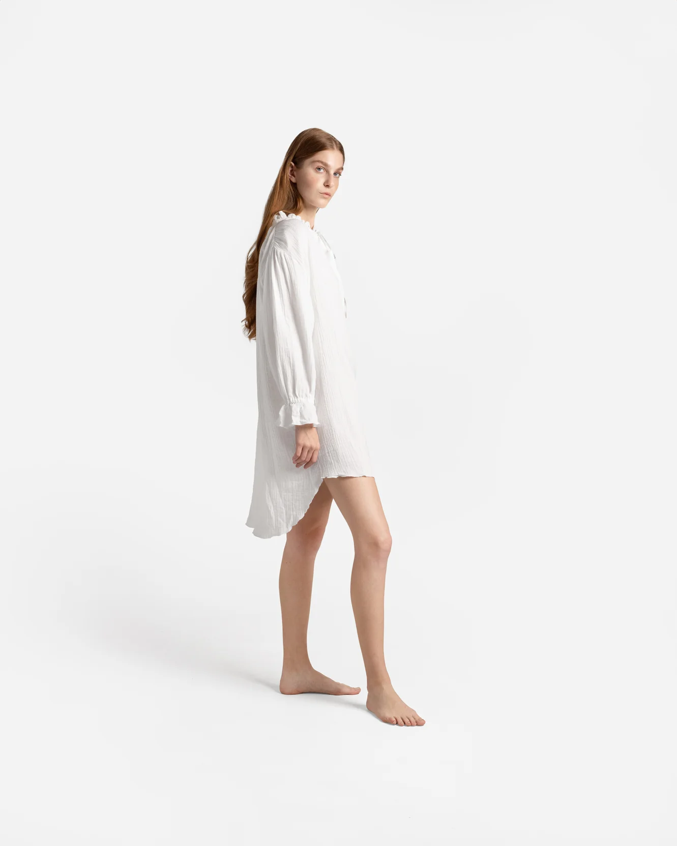 Cotton Breeze Long-Sleeved Chemise - Image 9