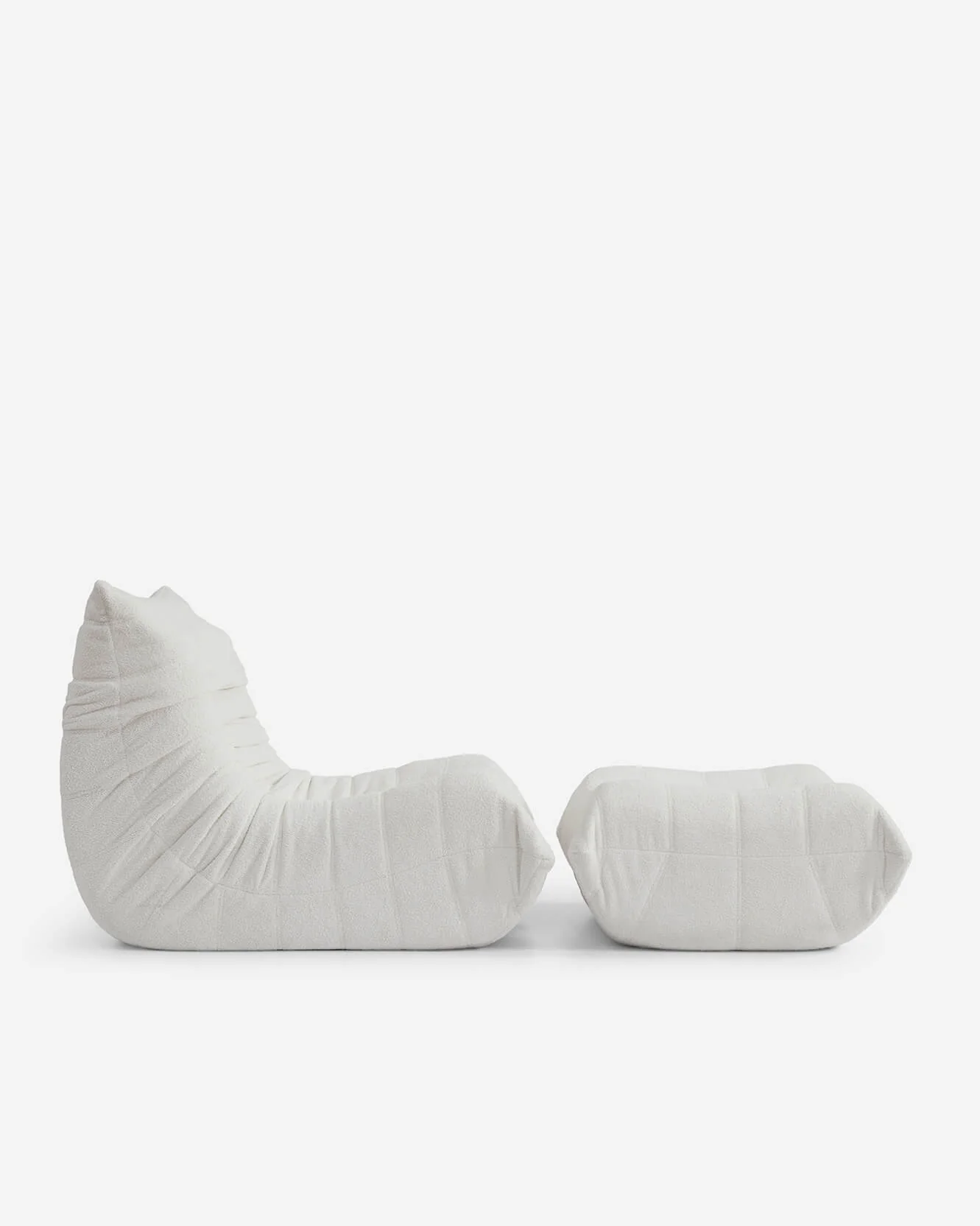Dakota Chair + Ottoman Set