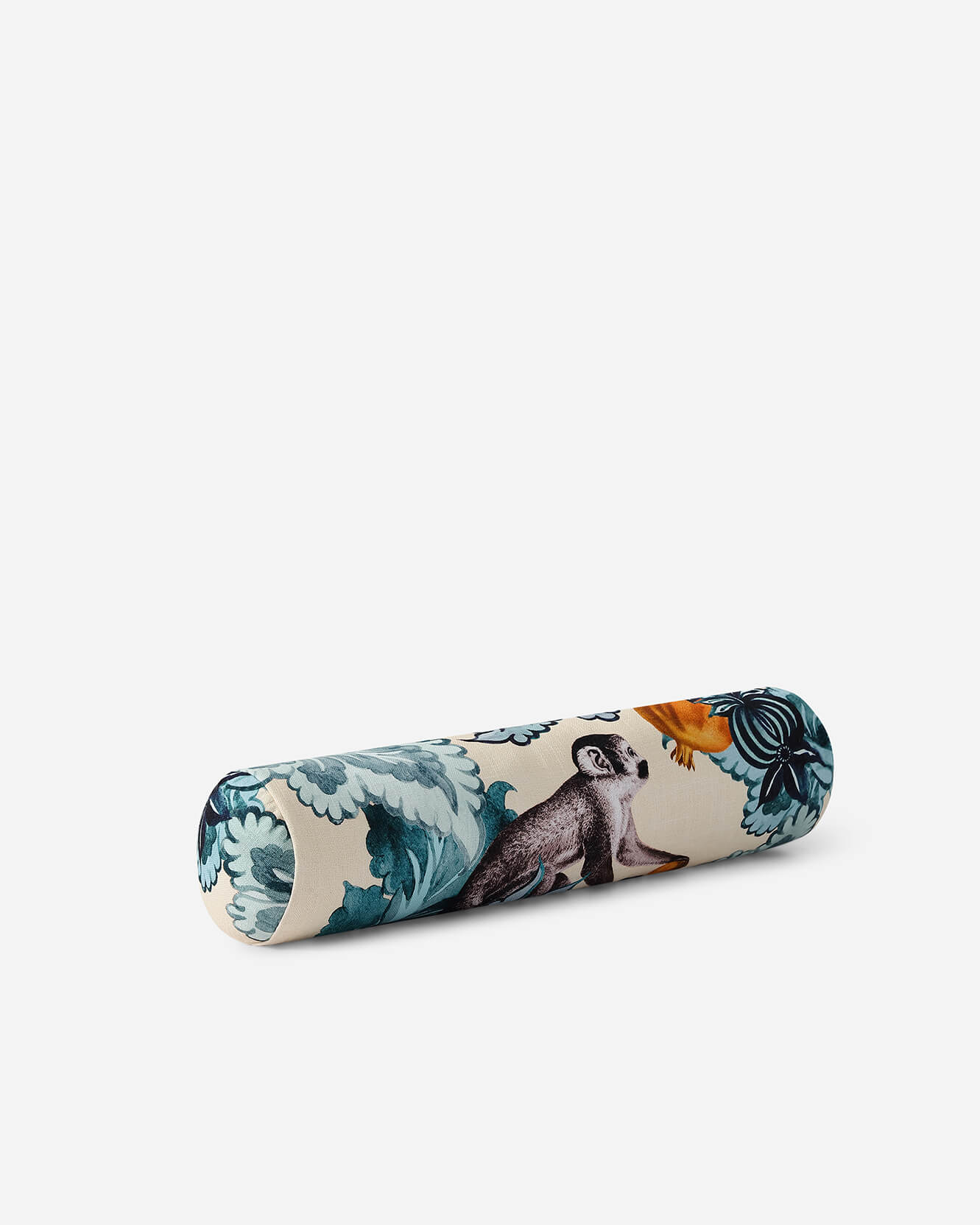 Damask Monkey Bolster Pillow - Image 2