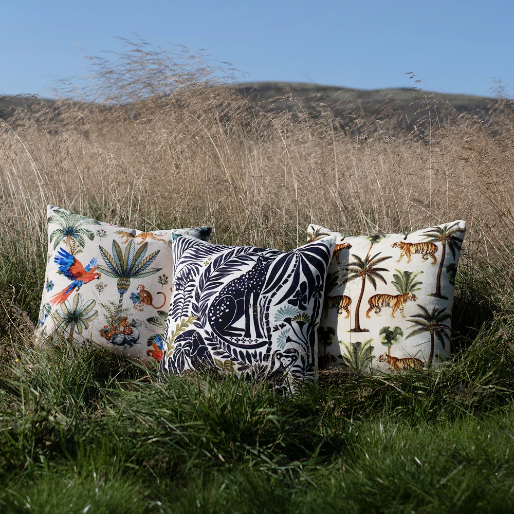 Decorate Palms Throw Pillow - Image 4