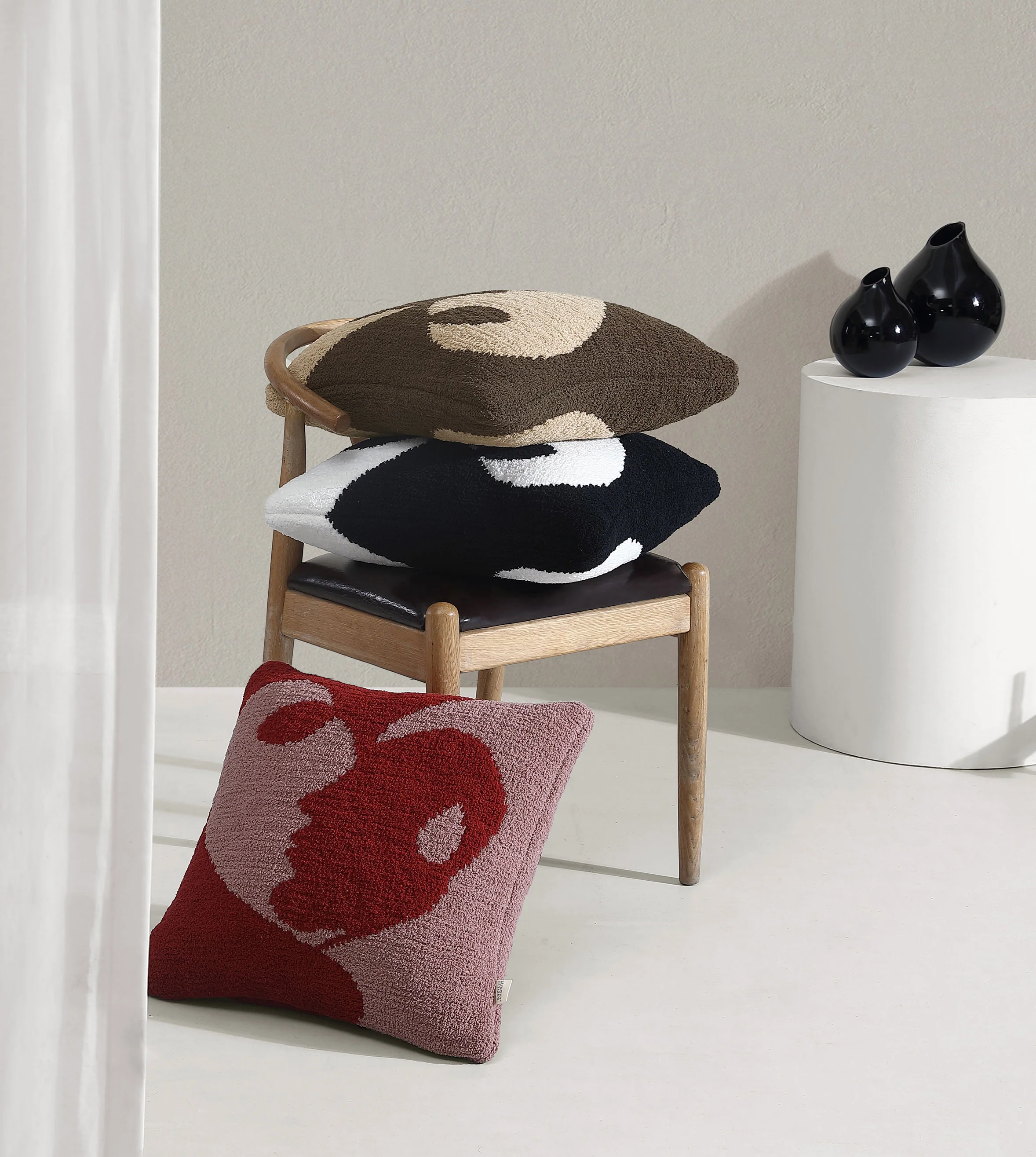 Faces II Throw Pillow | Last Chance - Image 12
