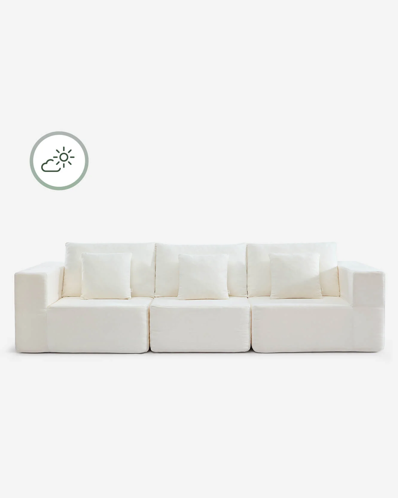 Kai Modular Outdoor Three Seater Sofa