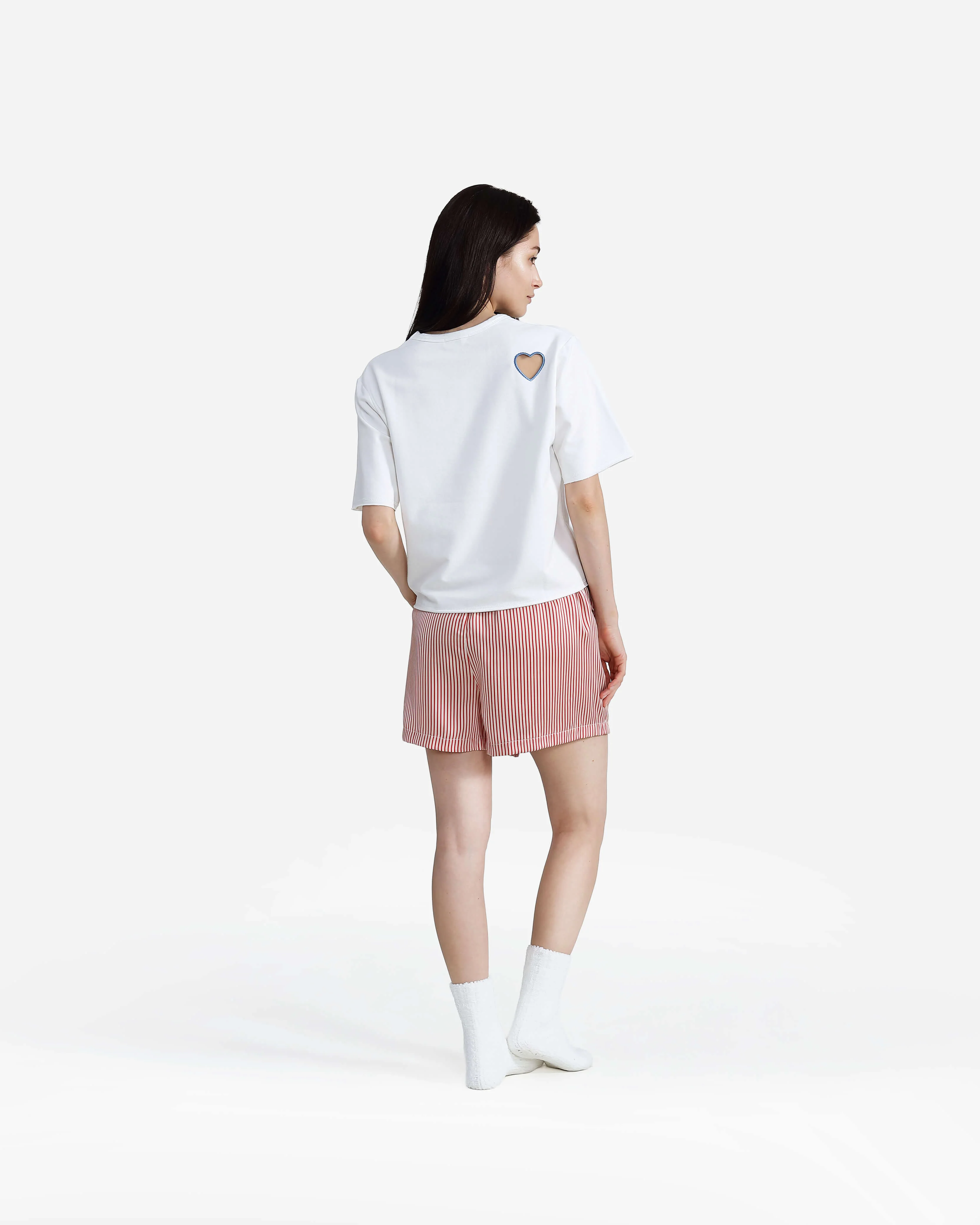 Silky Lyocell Striped Boxer Shorts - Image 8