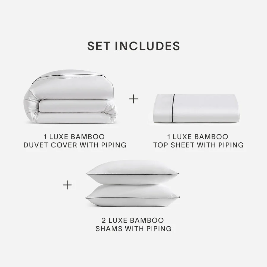 Luxe Bamboo Duvet Cover Bundle - Image 36