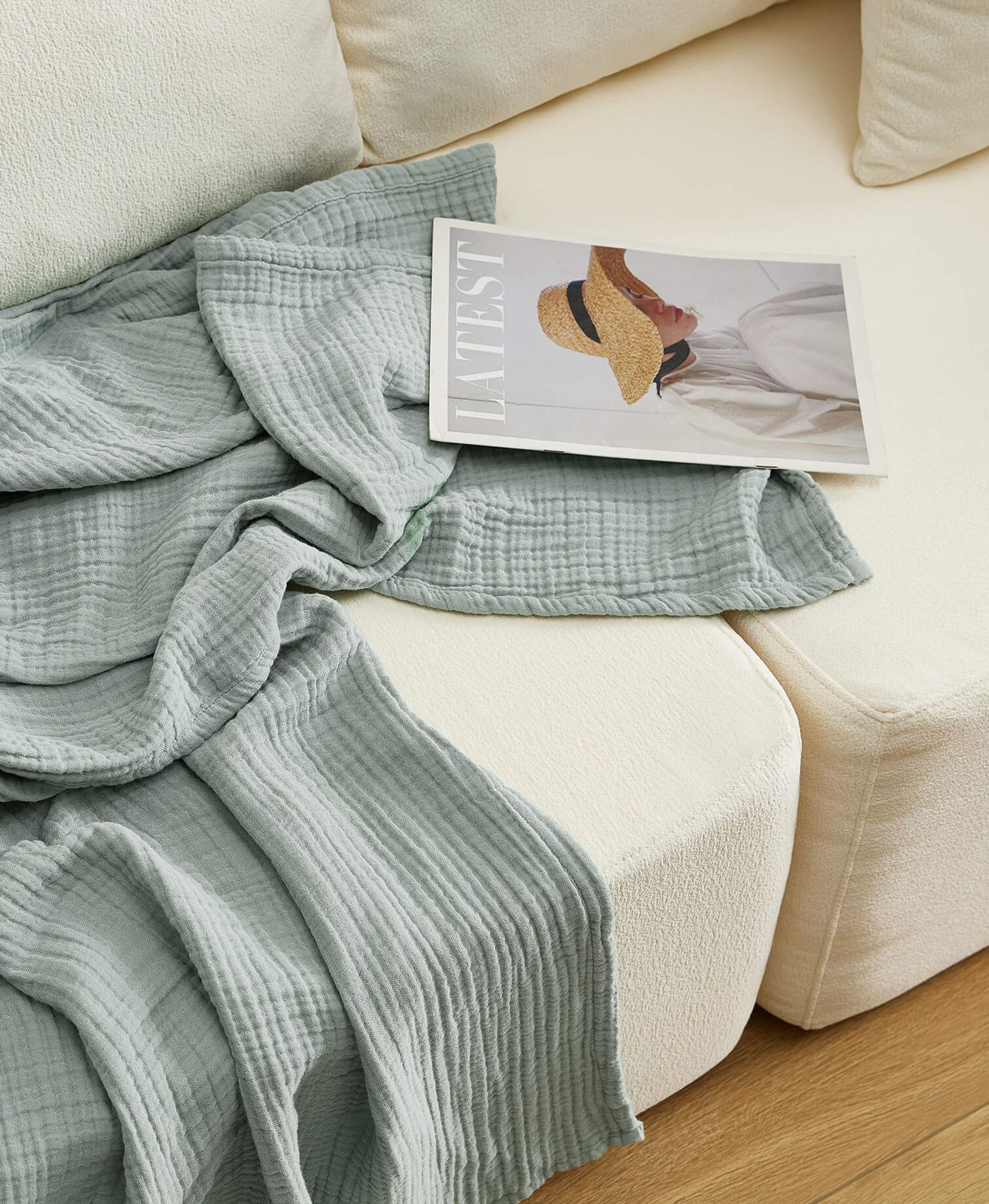 Muslin Cotton Throw - Image 8
