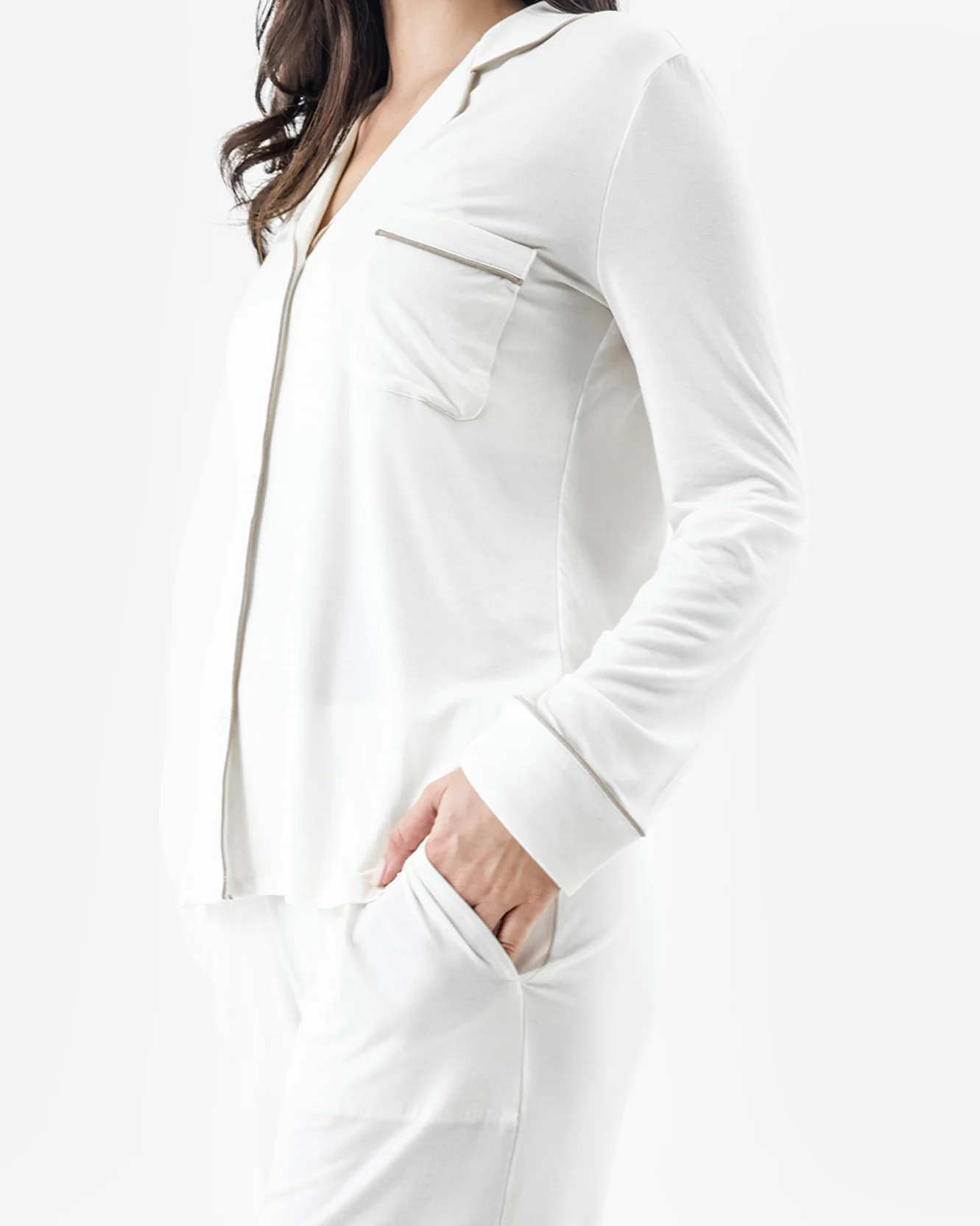 Naked Modal Long Pajama Set | Last Chance - Image 2
