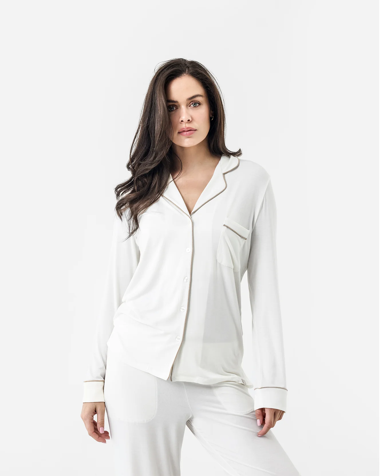 Naked Modal Long Pajama Set | Last Chance - Image 4