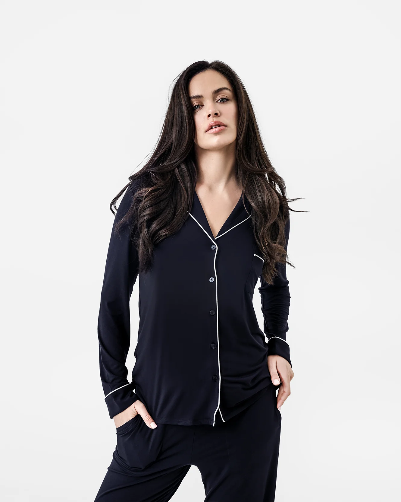 Naked Modal Long Pajama Set | Last Chance - Image 6