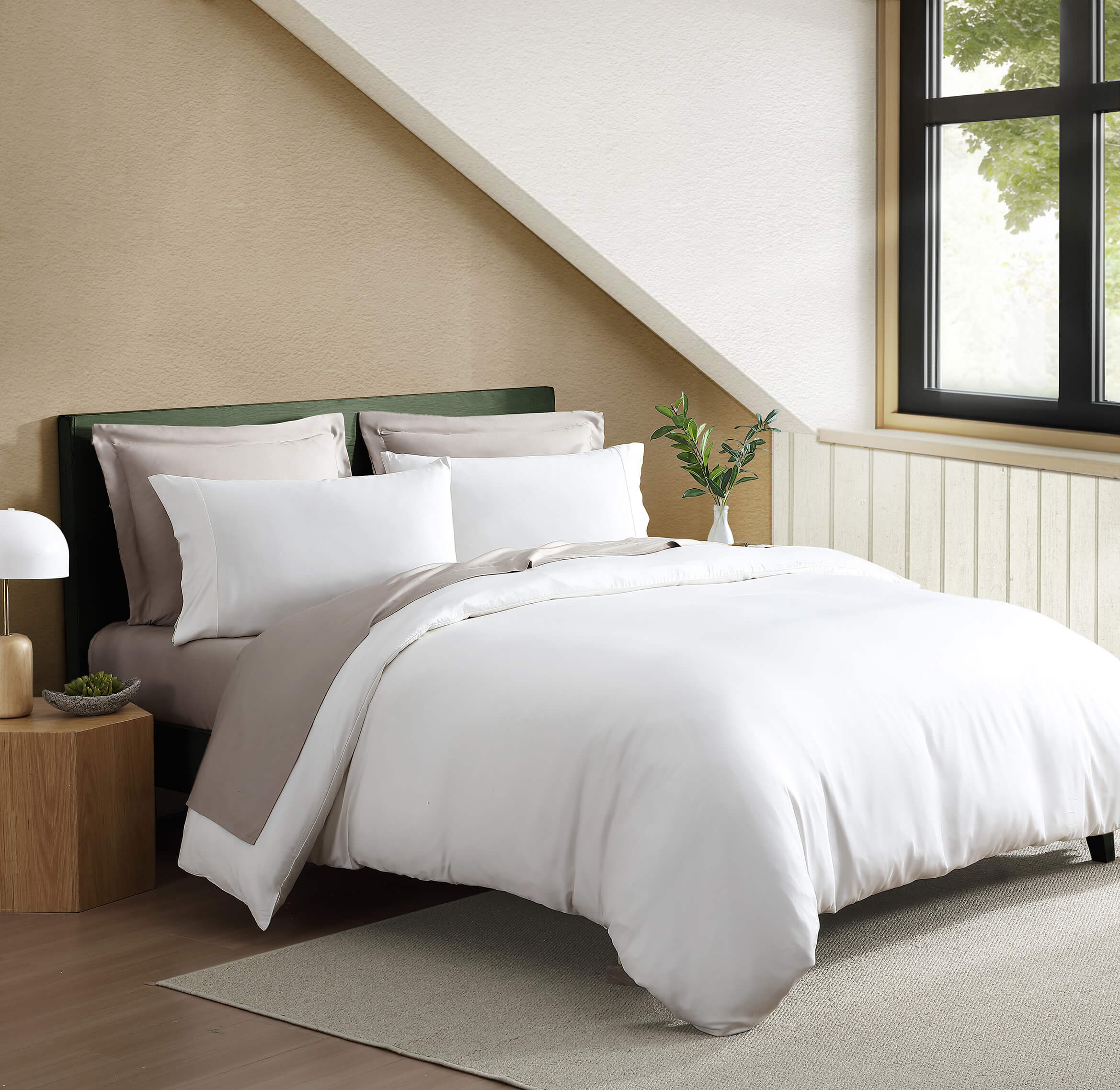 Natural Premium Bamboo Duvet Cover - Image 10