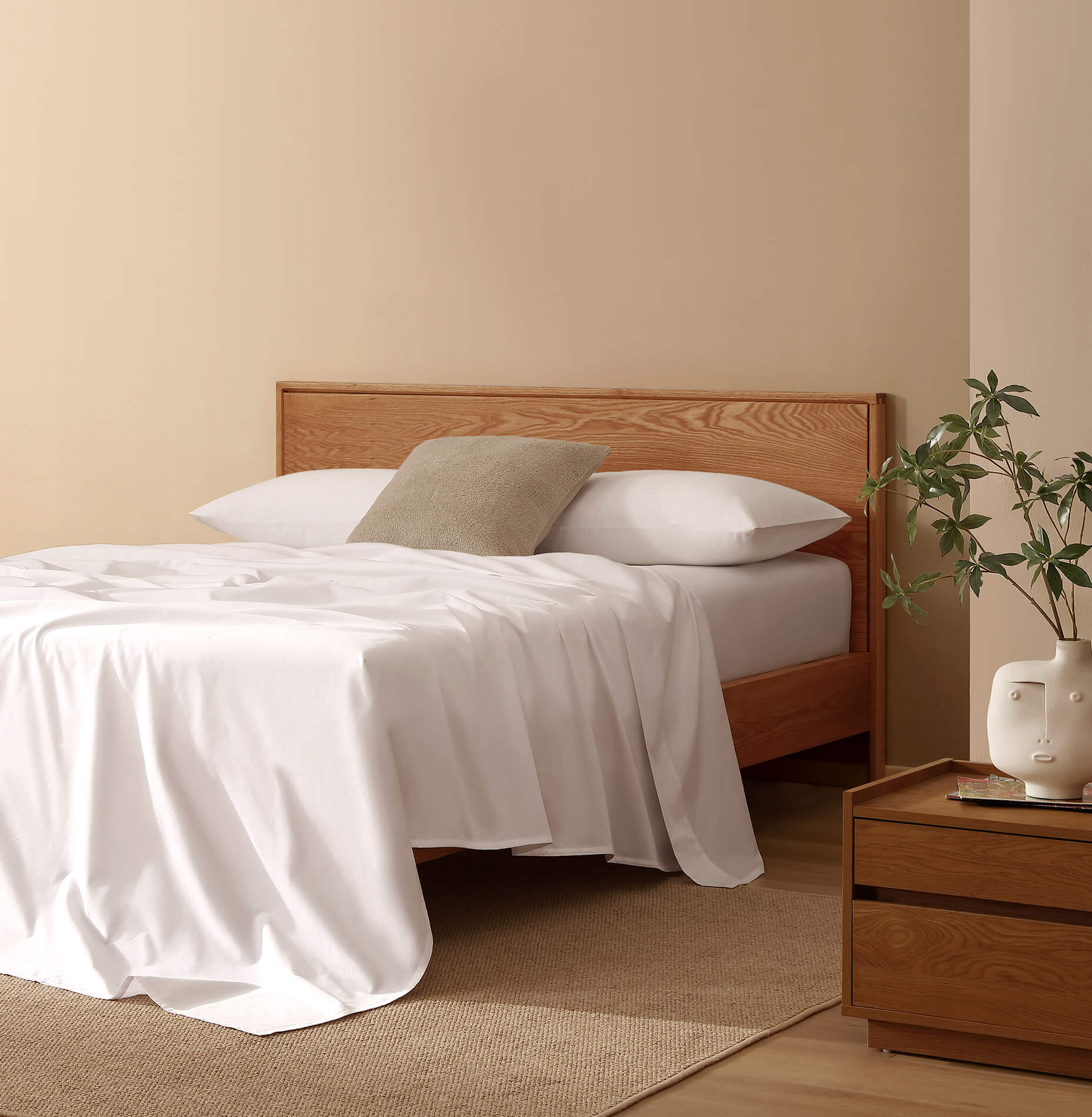 Organic Cotton Fitted Sheet | Last Chance - Image 3