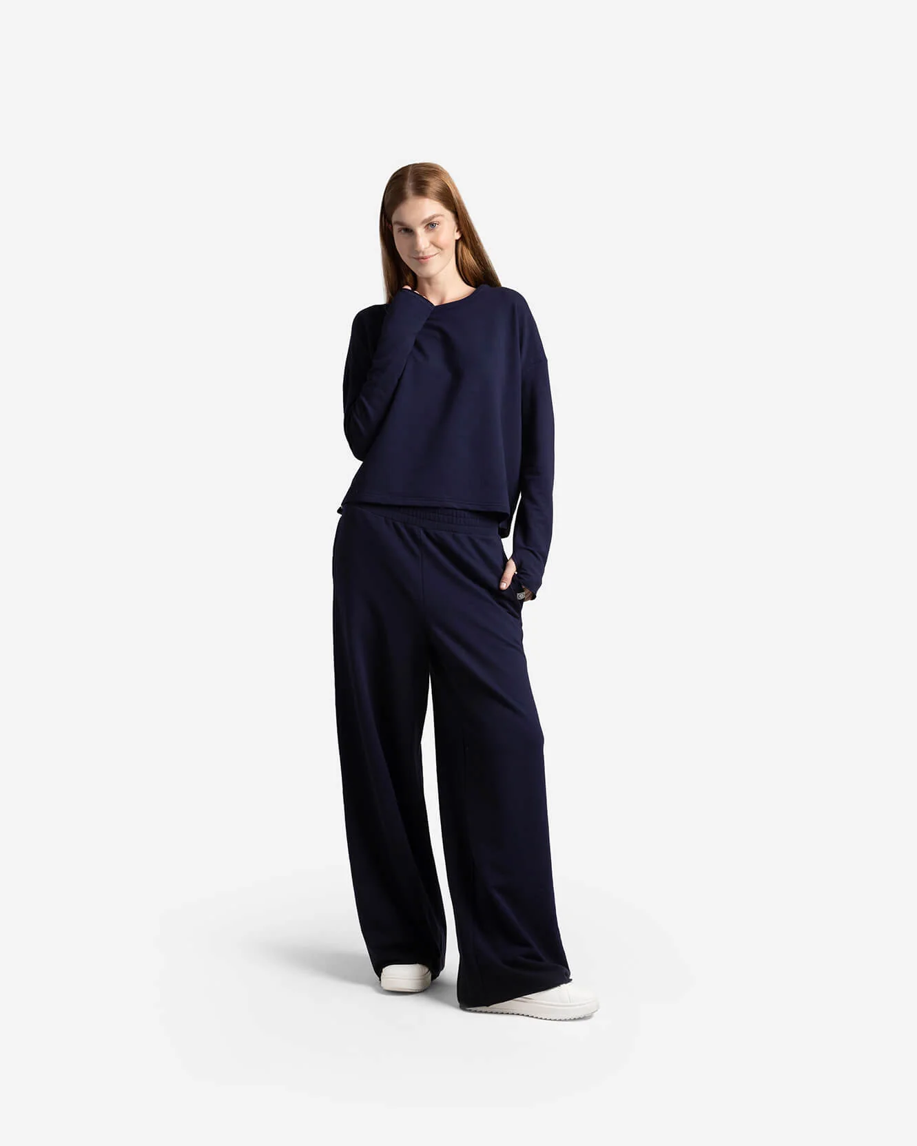 Organic French Terry Long-Sleeved Top - Image 10