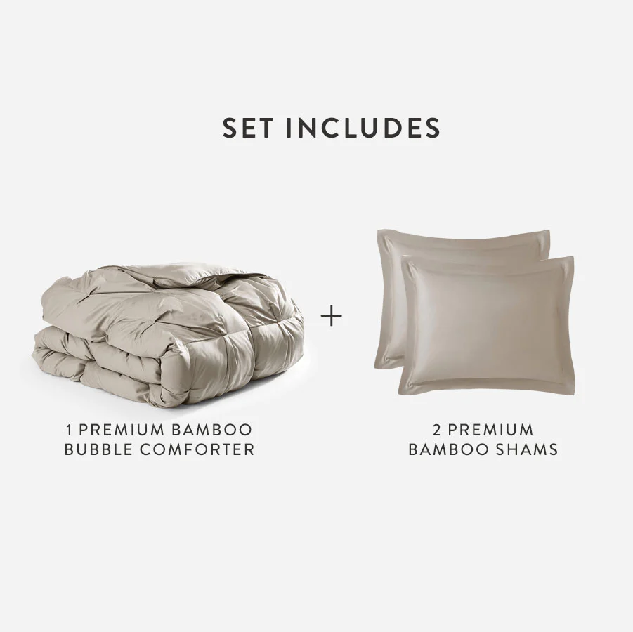 Premium Bamboo Bubble Comforter Bundle - Image 21