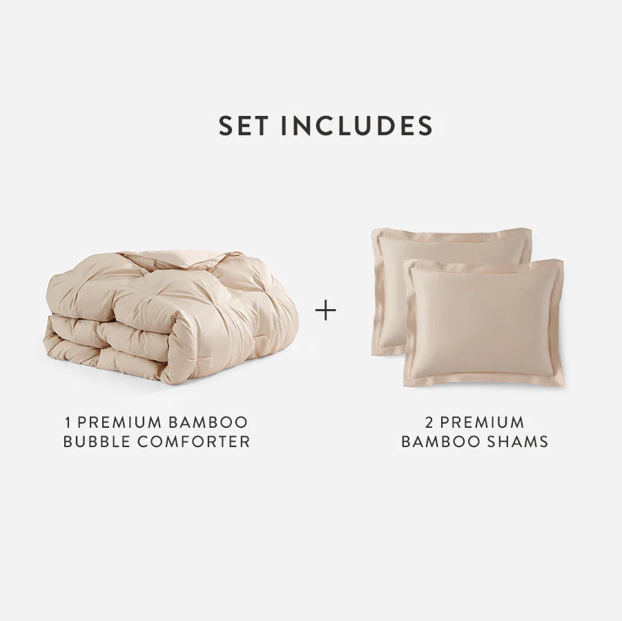 Premium Bamboo Bubble Comforter Bundle - Image 71
