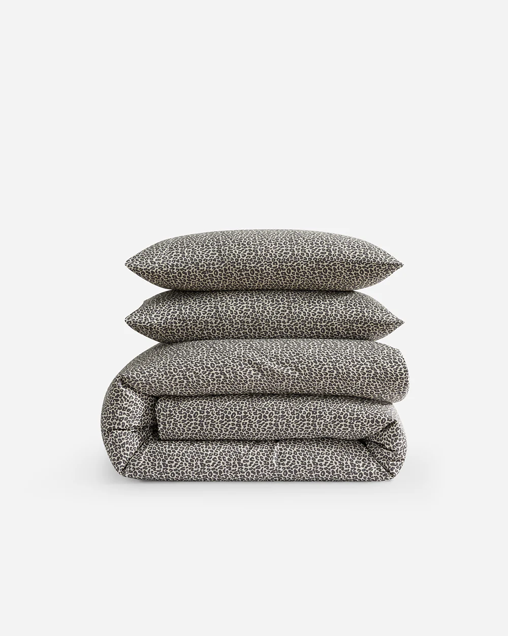 Silky Lyocell Leopard Print Duvet Cover Bundle