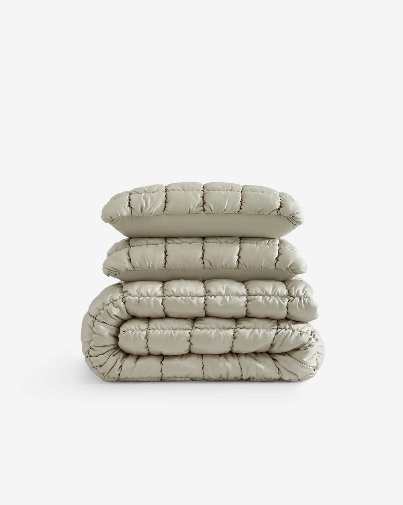 Silky Lyocell Puff Comforter Bundle - Image 15