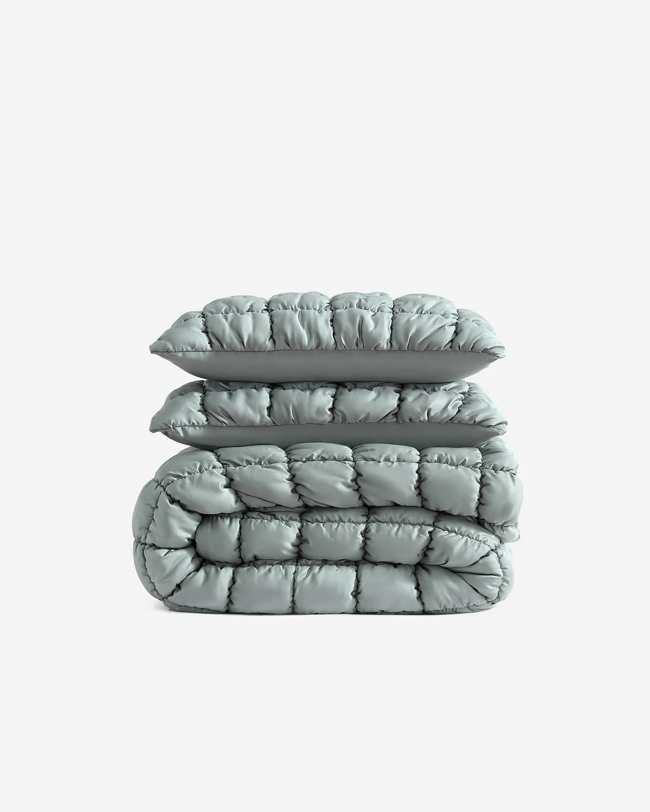 Silky Lyocell Puff Comforter Bundle - Image 22