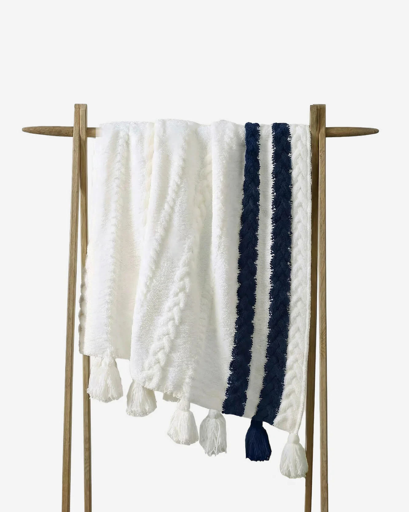Snug Braided Two-Stripes Throw - Image 5
