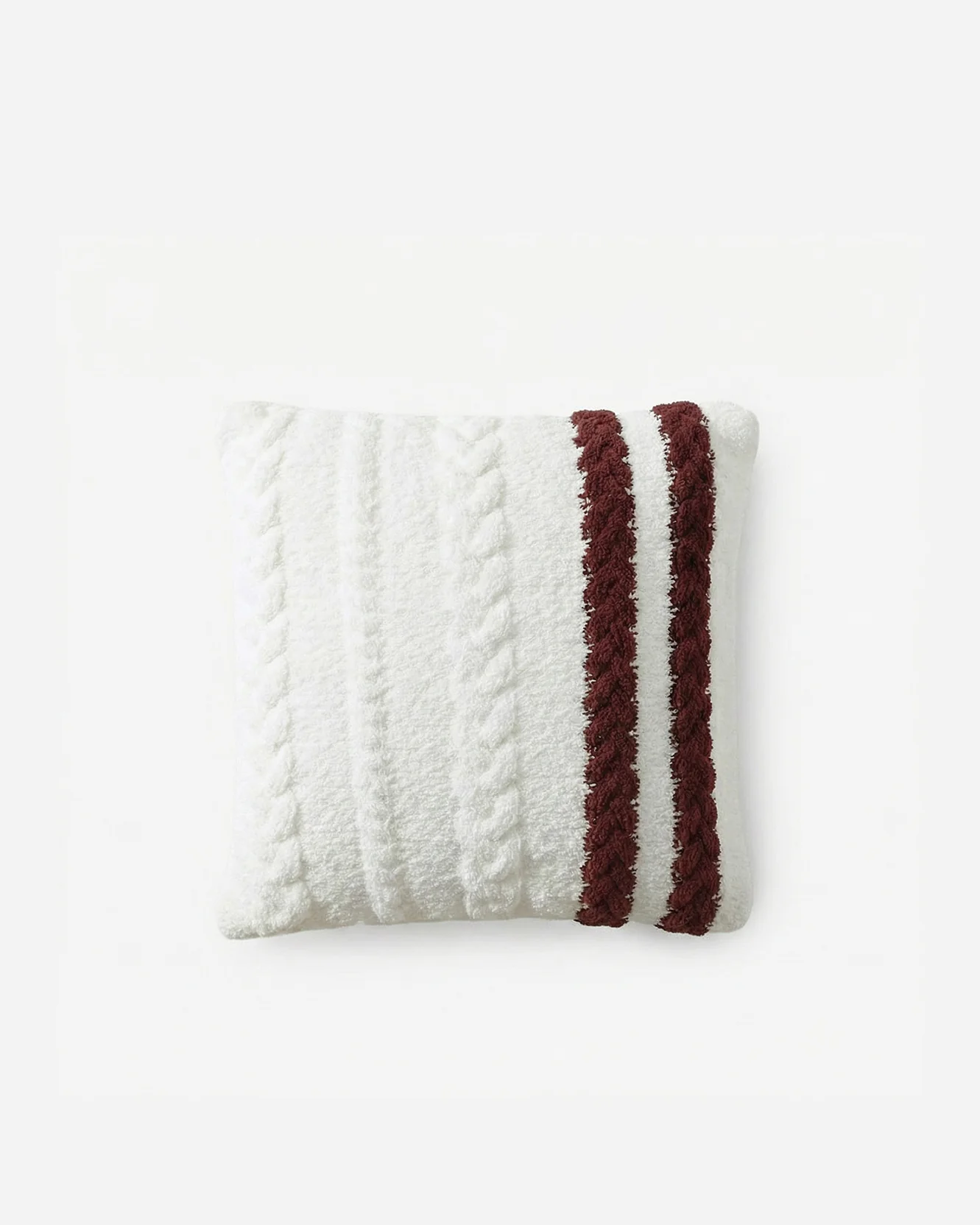 Snug Braided Two-Stripes Throw Pillow - Image 4