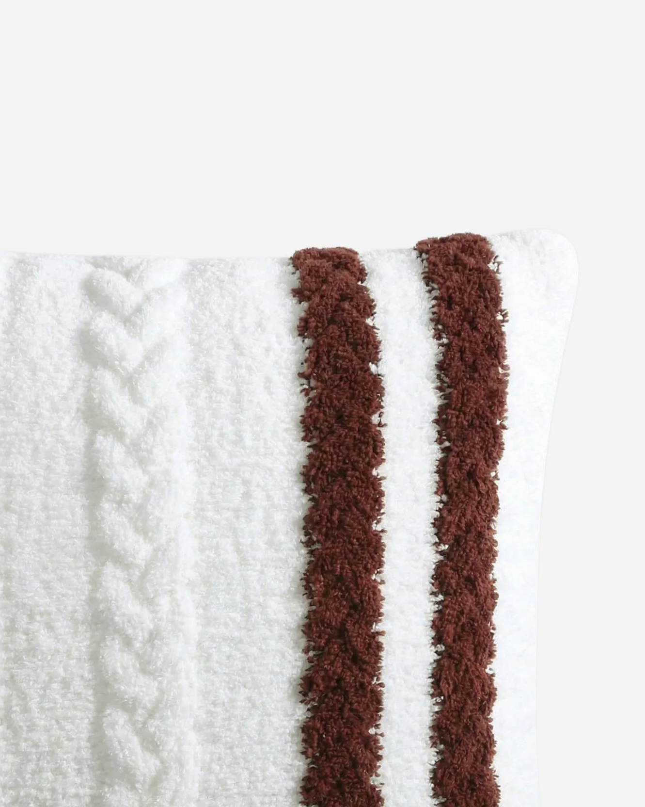 Snug Braided Two-Stripes Throw Pillow - Image 5