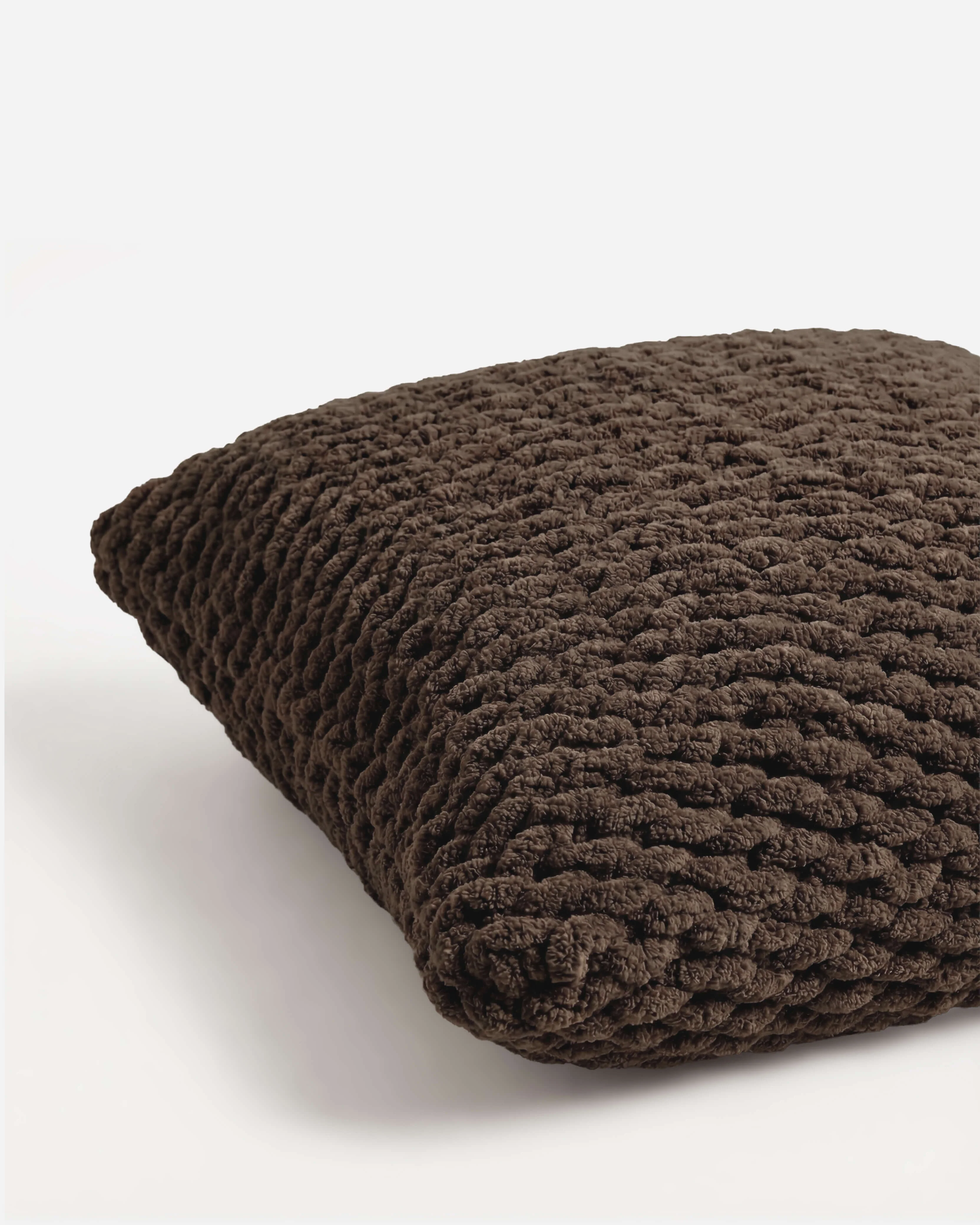 Snug Chunky Knit Throw Pillow - Image 2