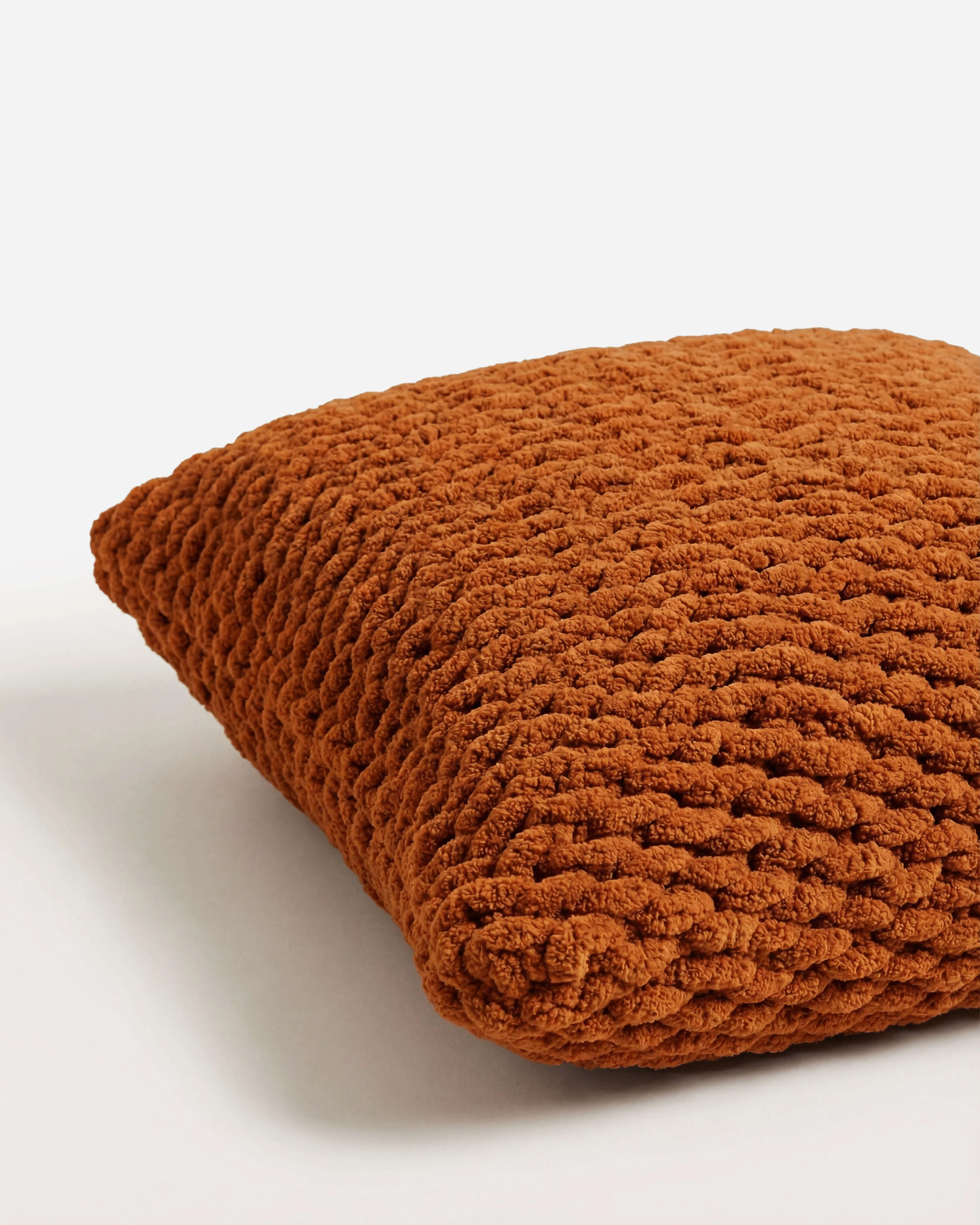 Snug Chunky Knit Throw Pillow - Image 5