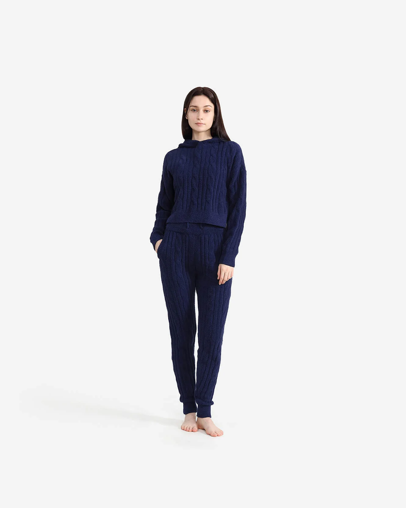 Snug Lite Braided Cropped Hoodie - Image 6