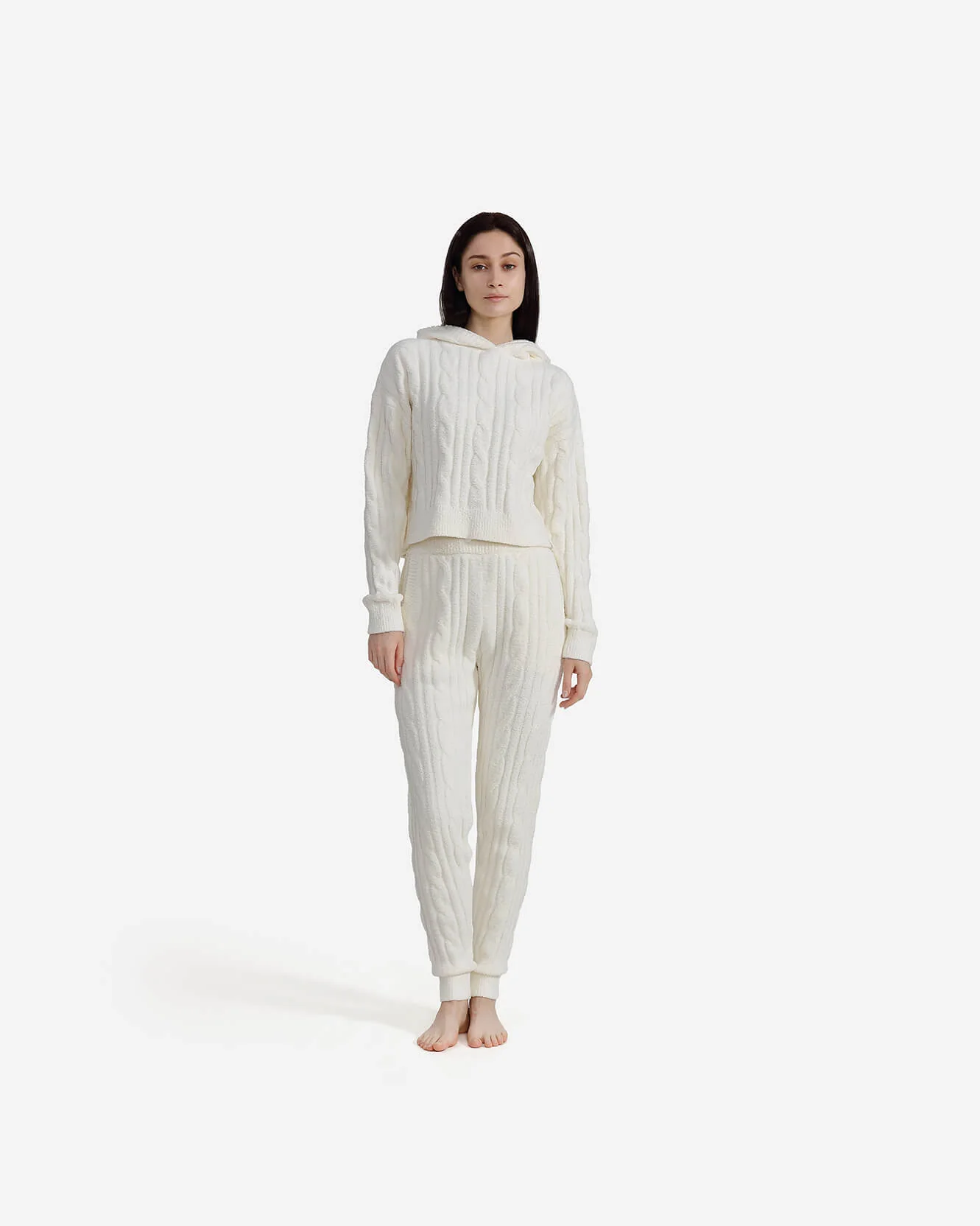 Snug Lite Braided Cropped Hoodie - Image 2