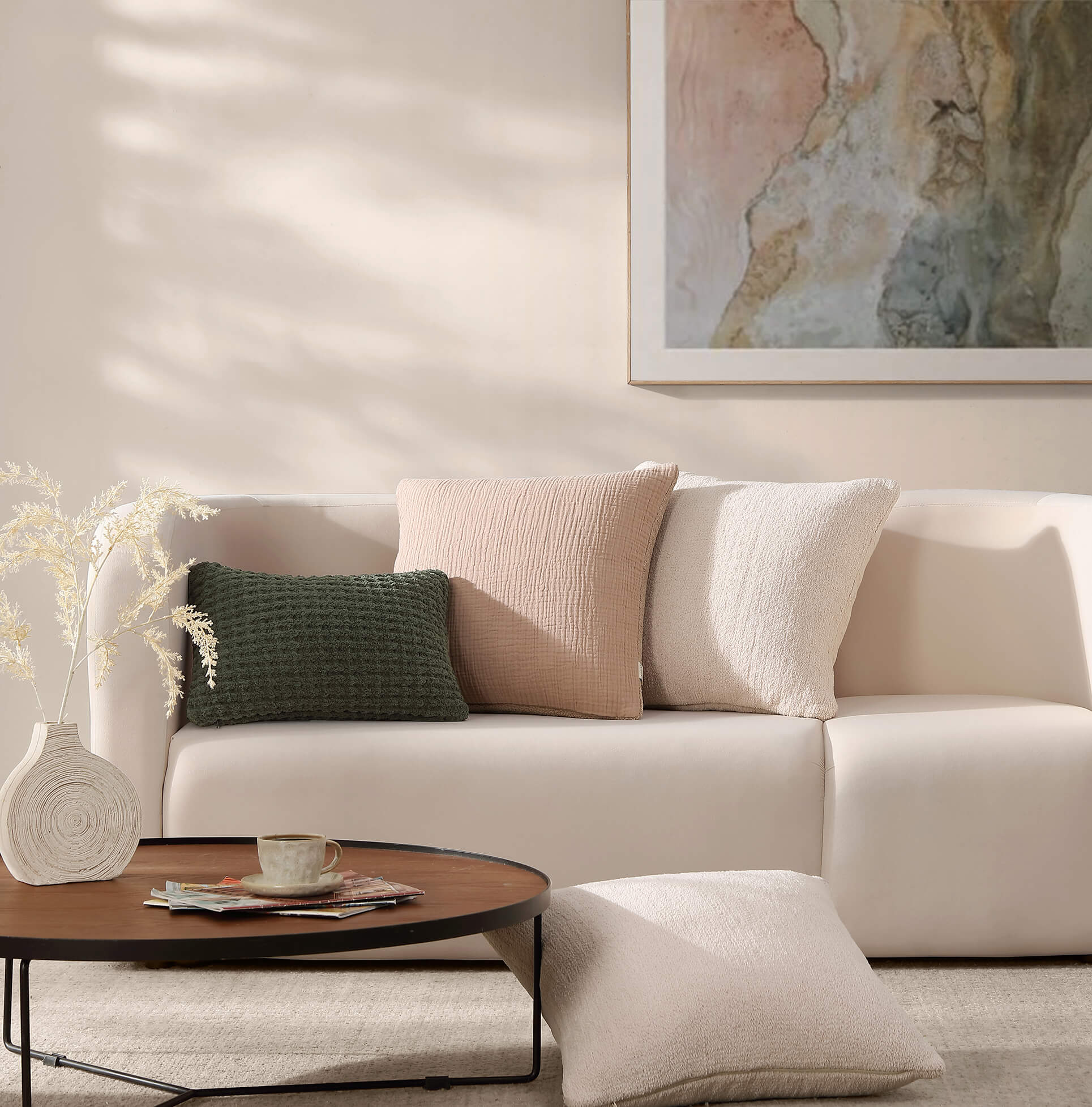 Snug Muslin Throw Pillow | Last Chance - Image 12