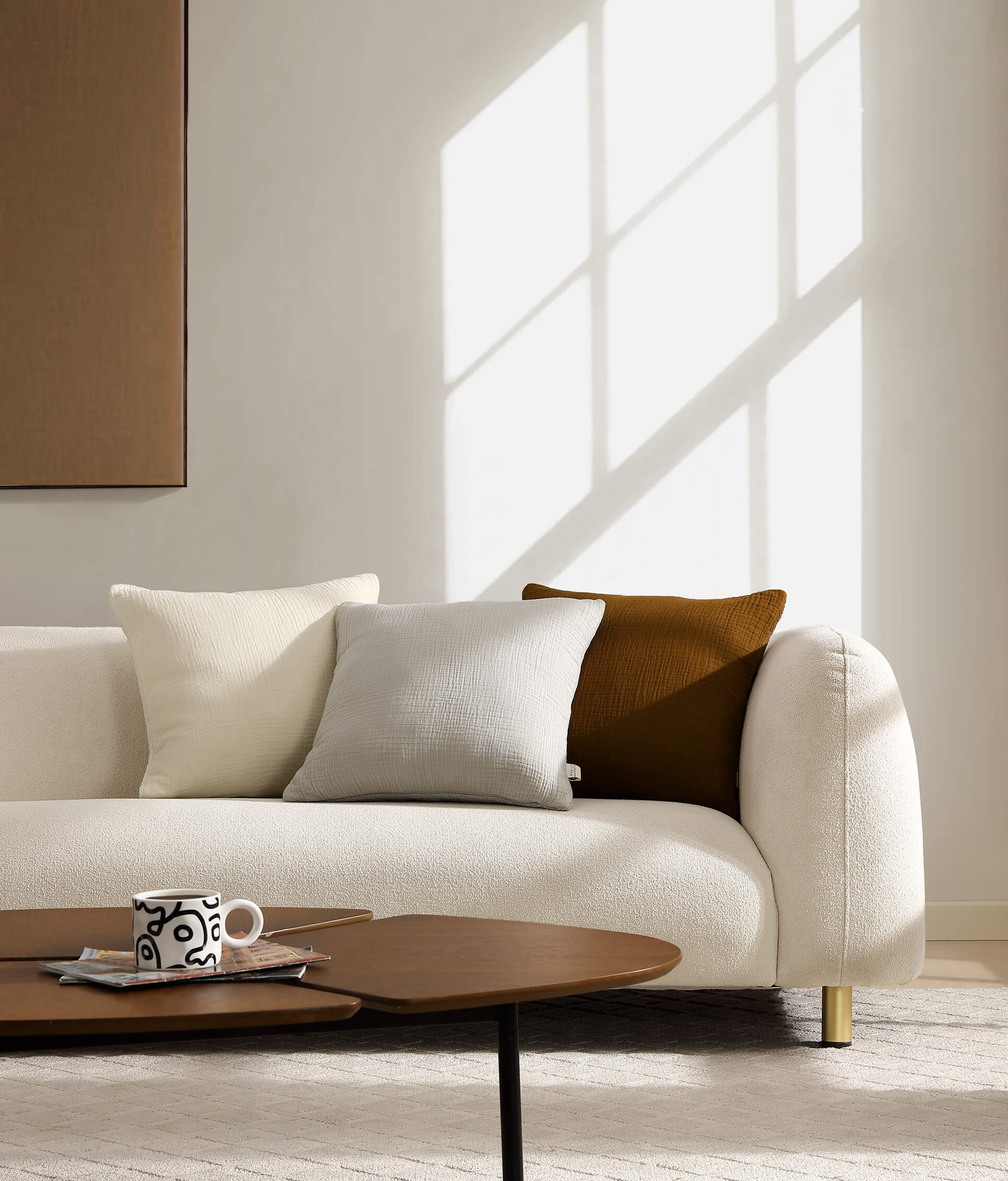 Snug Muslin Throw Pillow | Last Chance - Image 18