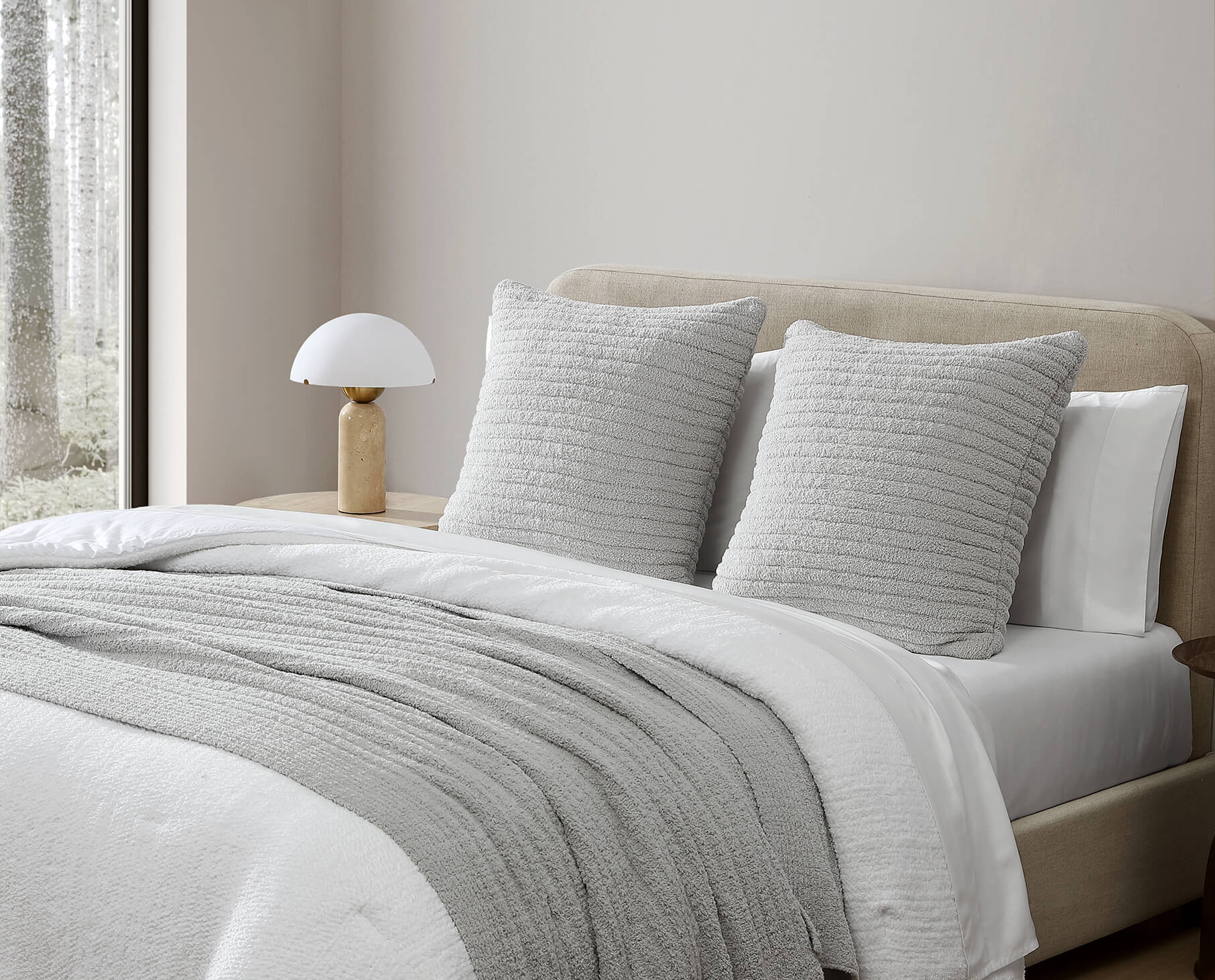 Snug Striped Euro Pillow - Image 3