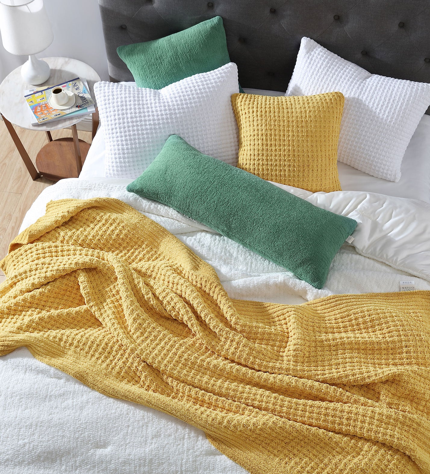 Snug Waffle + Bamboo Sham Set - Image 21