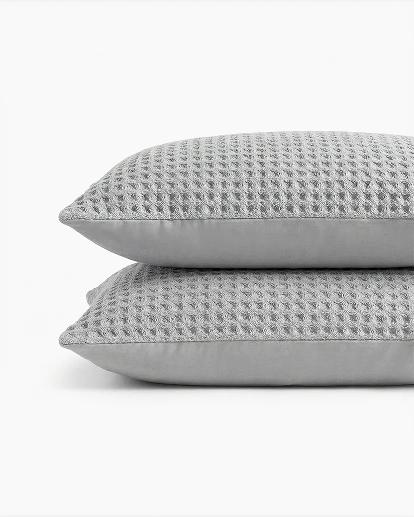 Snug Waffle + Bamboo Sham Set - Image 3